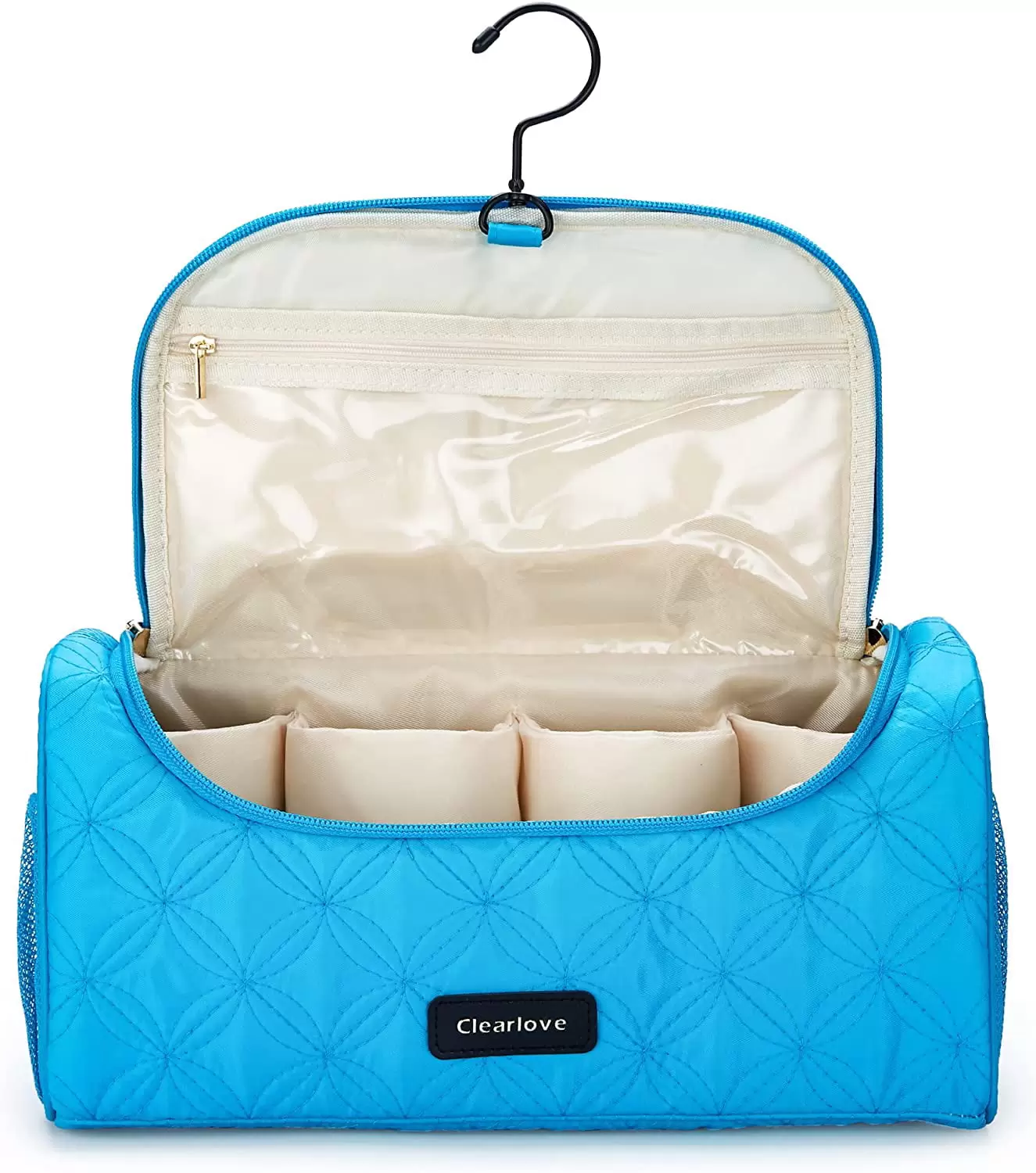 Storage Bag for Airwrap Styler. Travel Bag for Airwrap Styler and Attachments. with Hanging Hook and Sturdy Handle(Teal)