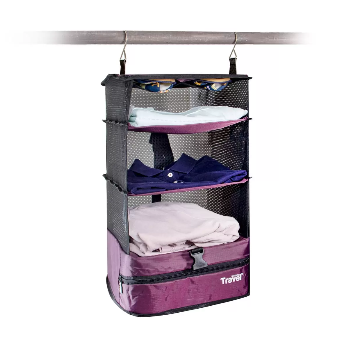 Stow-N-Go? Portable Hanging Travel Shelves. Small. from Grand Fusion