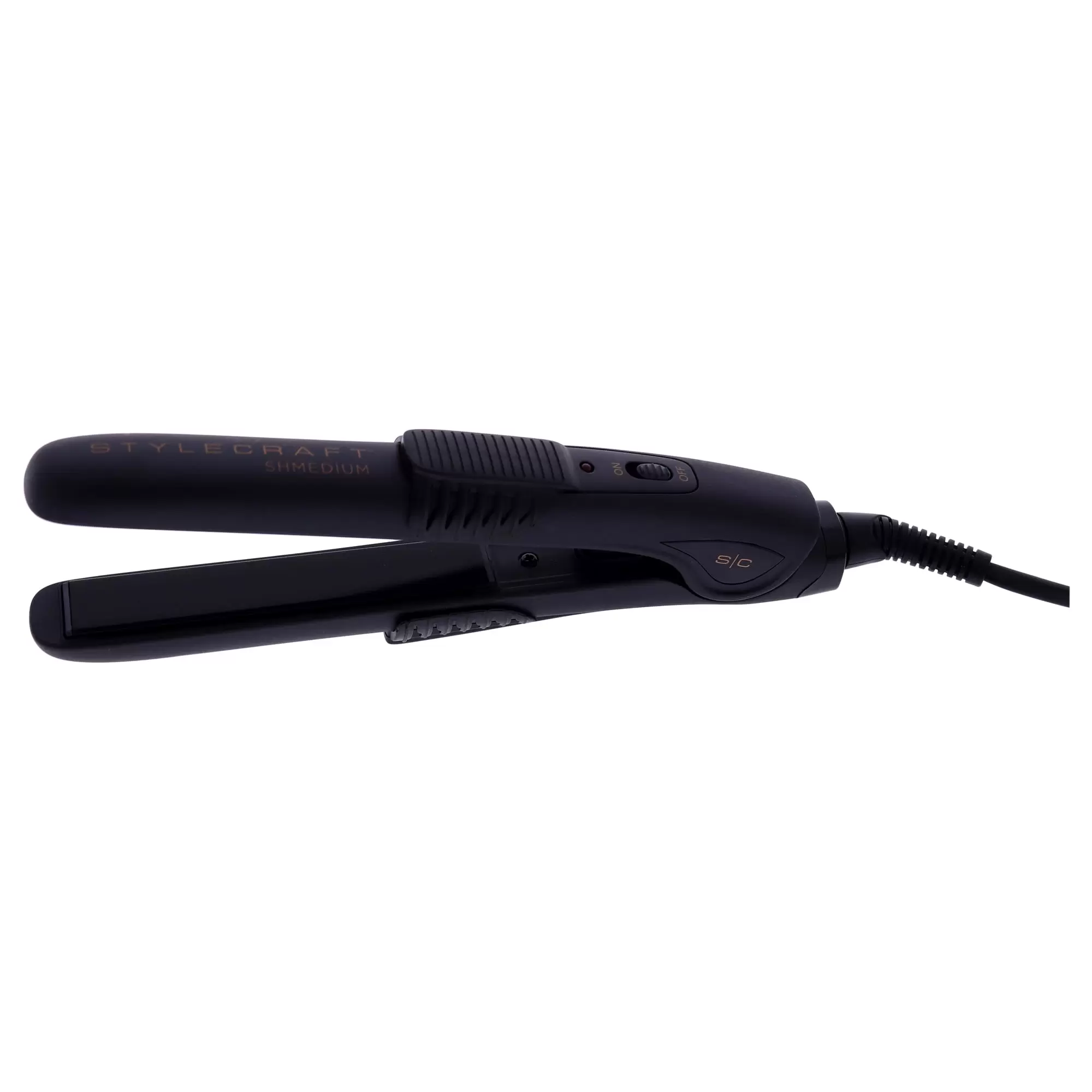 StyleCraft Shmedium Palm Size Professional Hair Travel Flat Iron Black