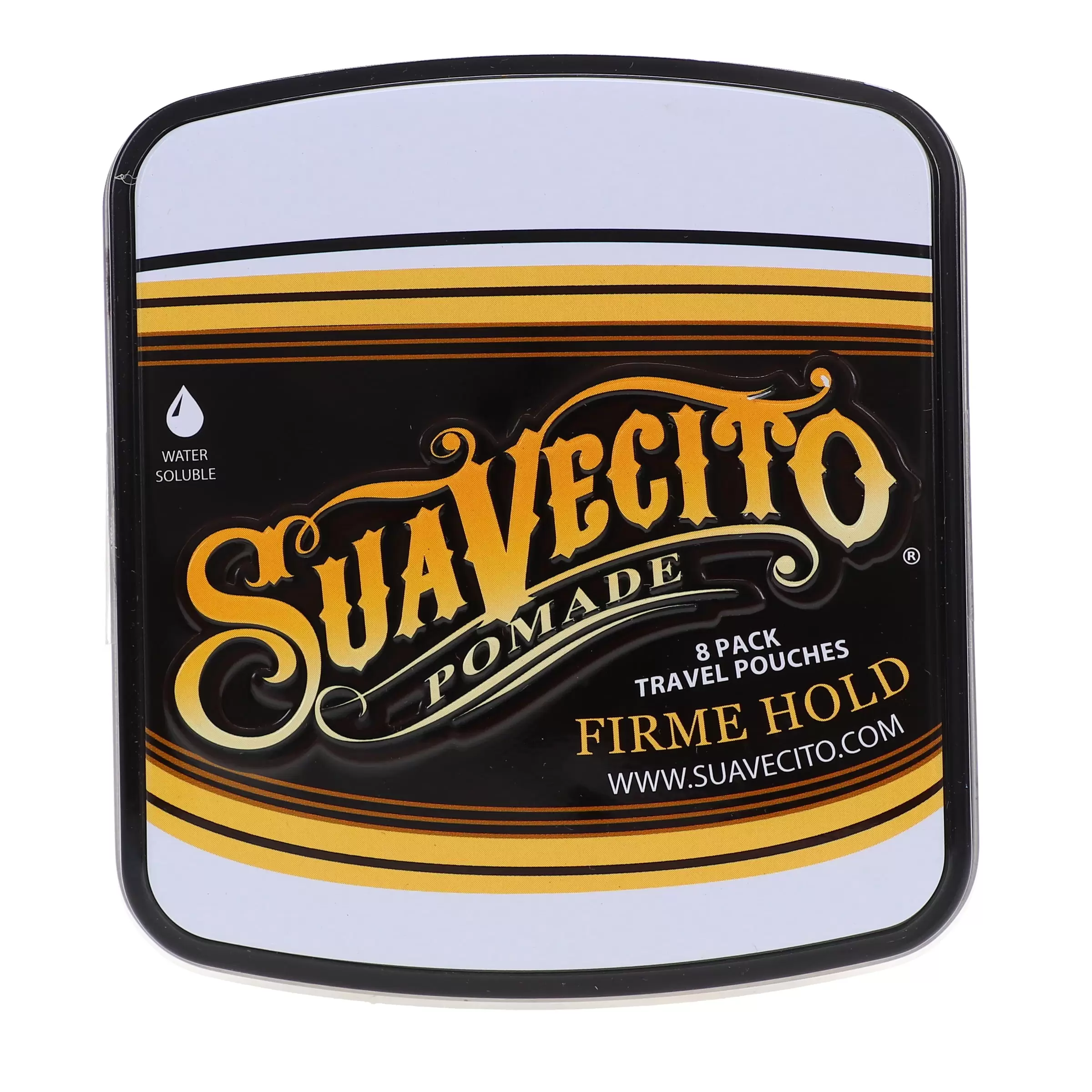 Suavecito Firme Strong Hold Pomade Travel Tin 4 oz