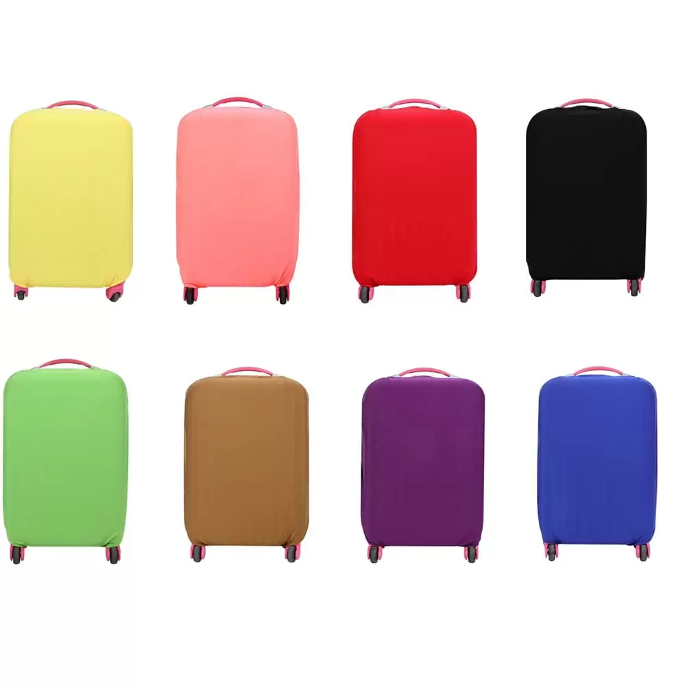 Suitcase Trolley Cover Travel Accesories Dust Hood Covers Luggage Dustproof Protector Protective Thicken Red