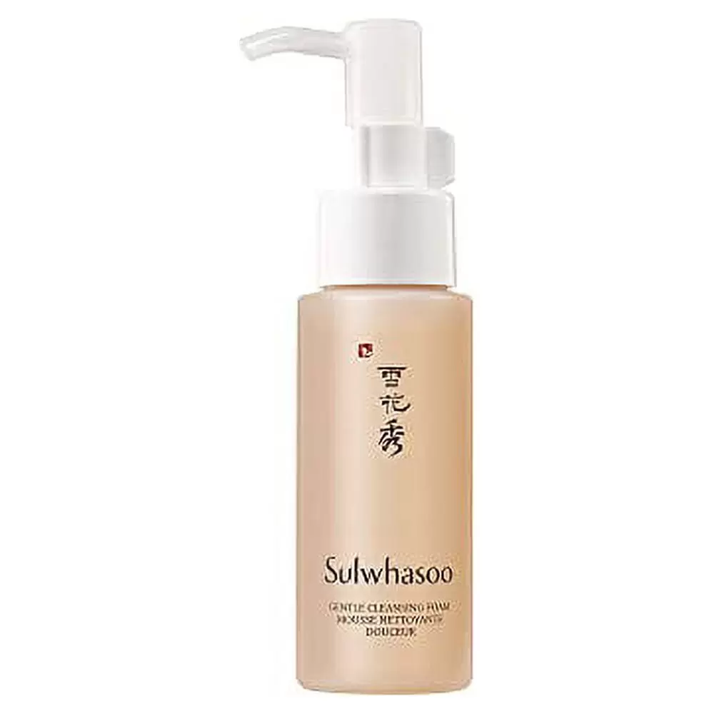 Sulwhasoo Gentle Cleansing Foam: Travel Sized Nutrient-rich Lather for Skin Comforting Pore Cleansing 1.69 fl. oz.