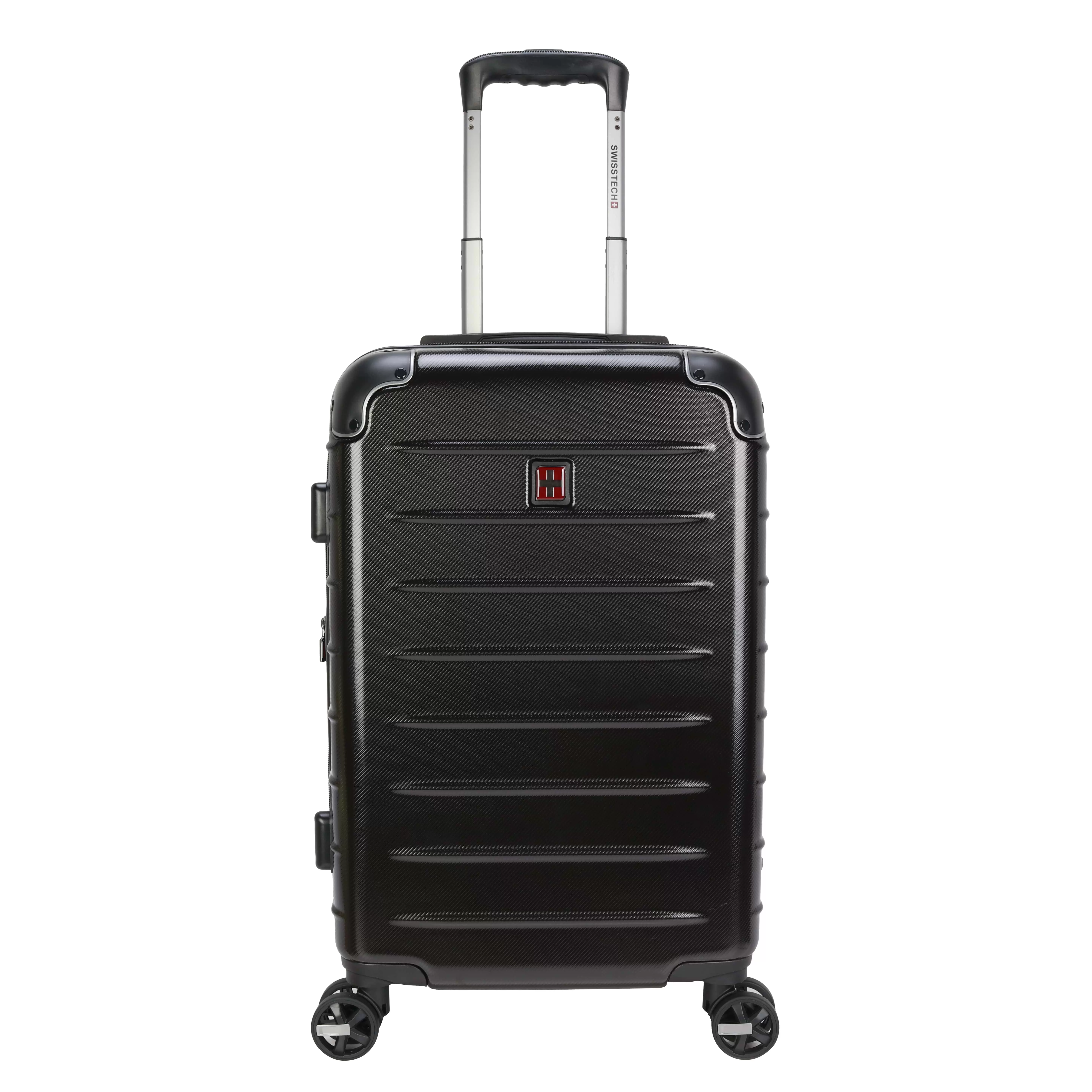 Swiss Tech 21 Hardside Luggage. Black