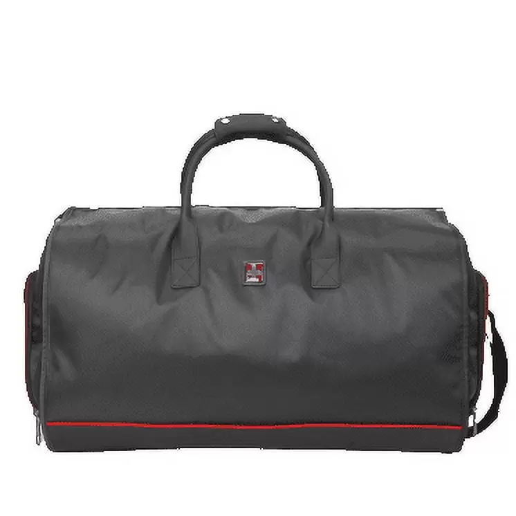 Swisstech 2 in 1 Travel Duffel Weekender. Solid Black