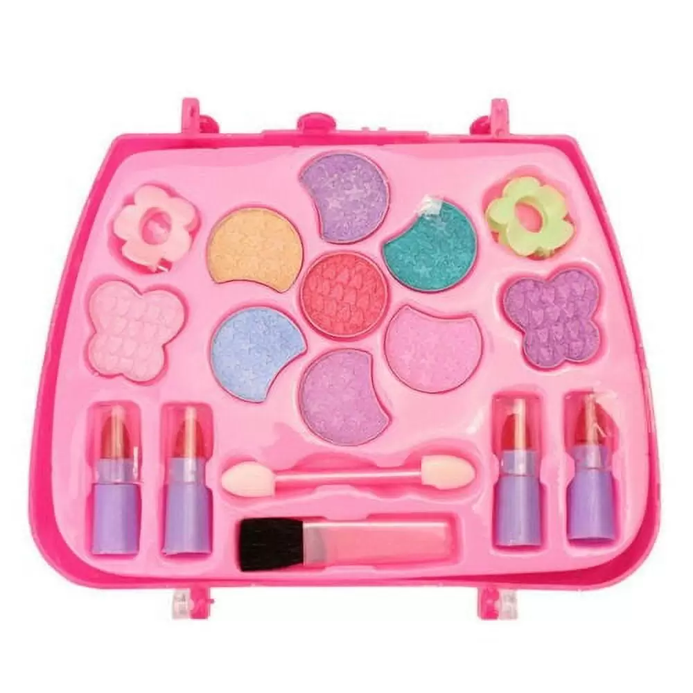 TANGNADE Play Makeup for Little Girls 3-6 Years Pretend Play Cosmetic Makeup Toy Set Kit for Little Girls Kids Beauty Toys