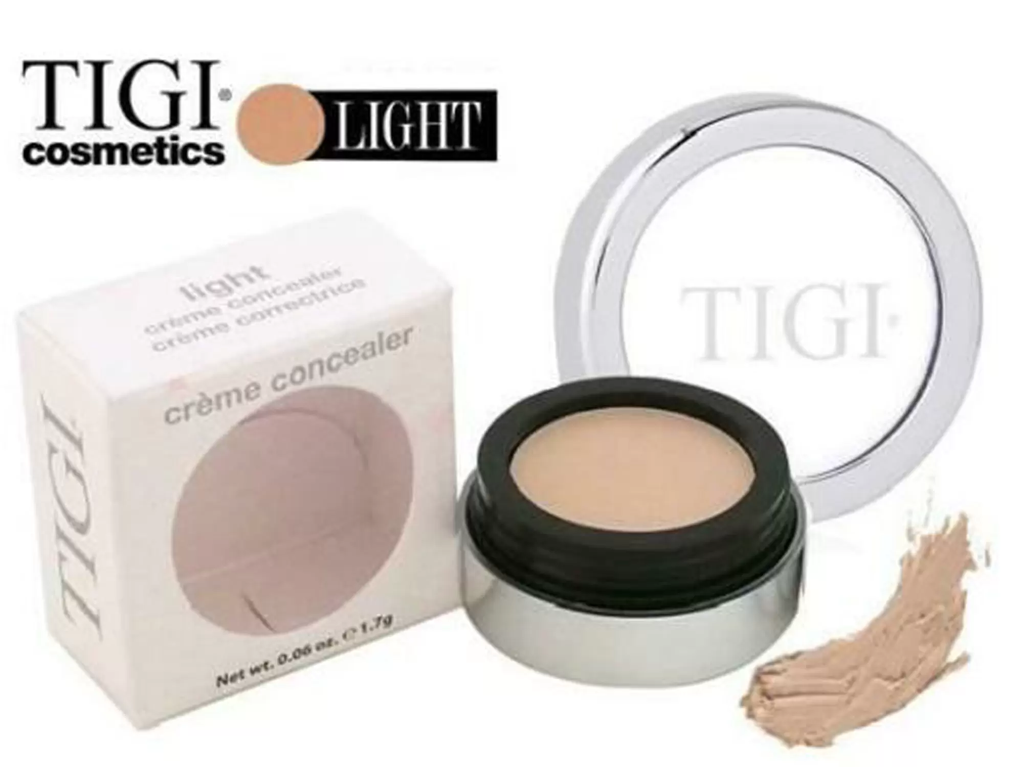 TIGI Cosmetics Creme Concealer Light 0.06 Ounce New