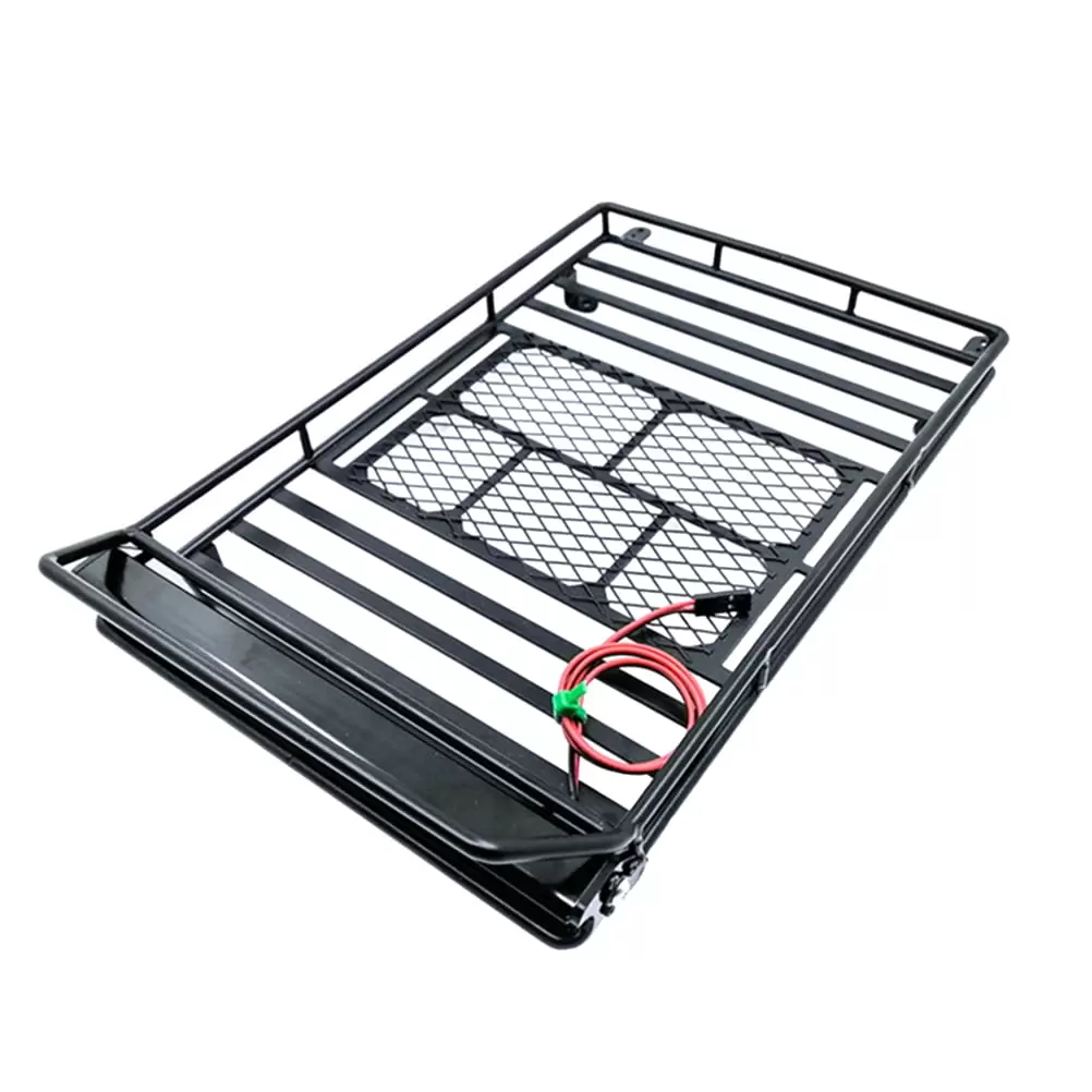 TOYANDONA Crawler Luggage Rack with Light (Black)