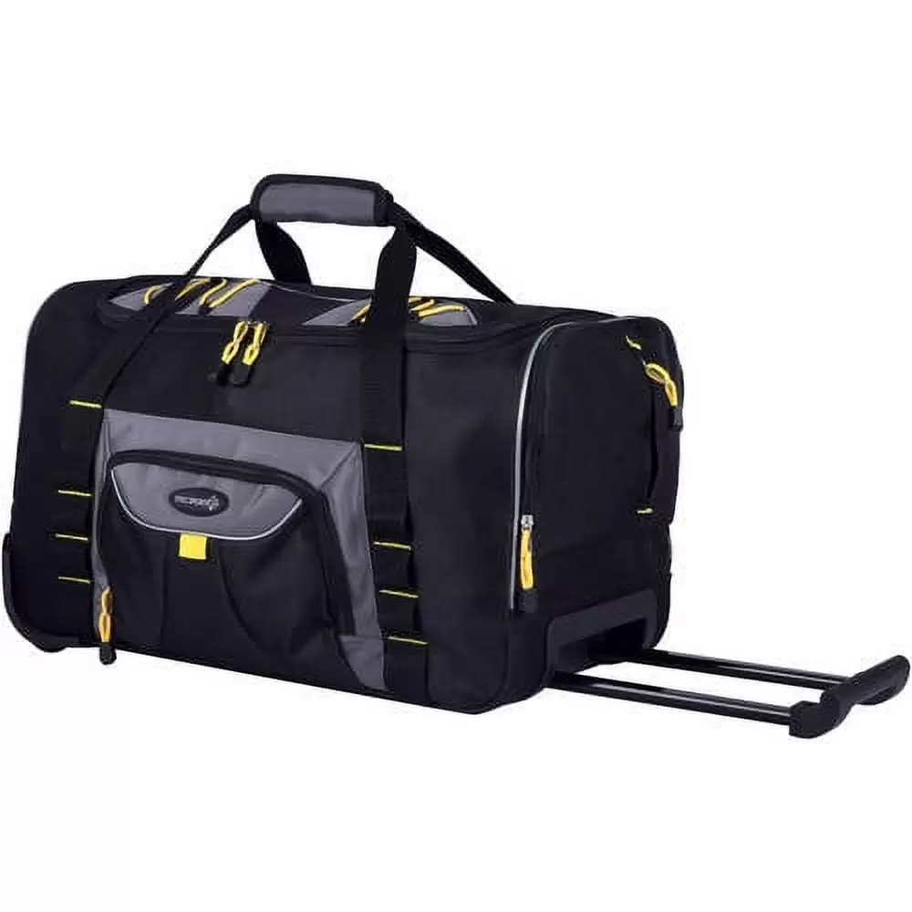 TPRC 21 Rolling Duffel Carry-On. Black