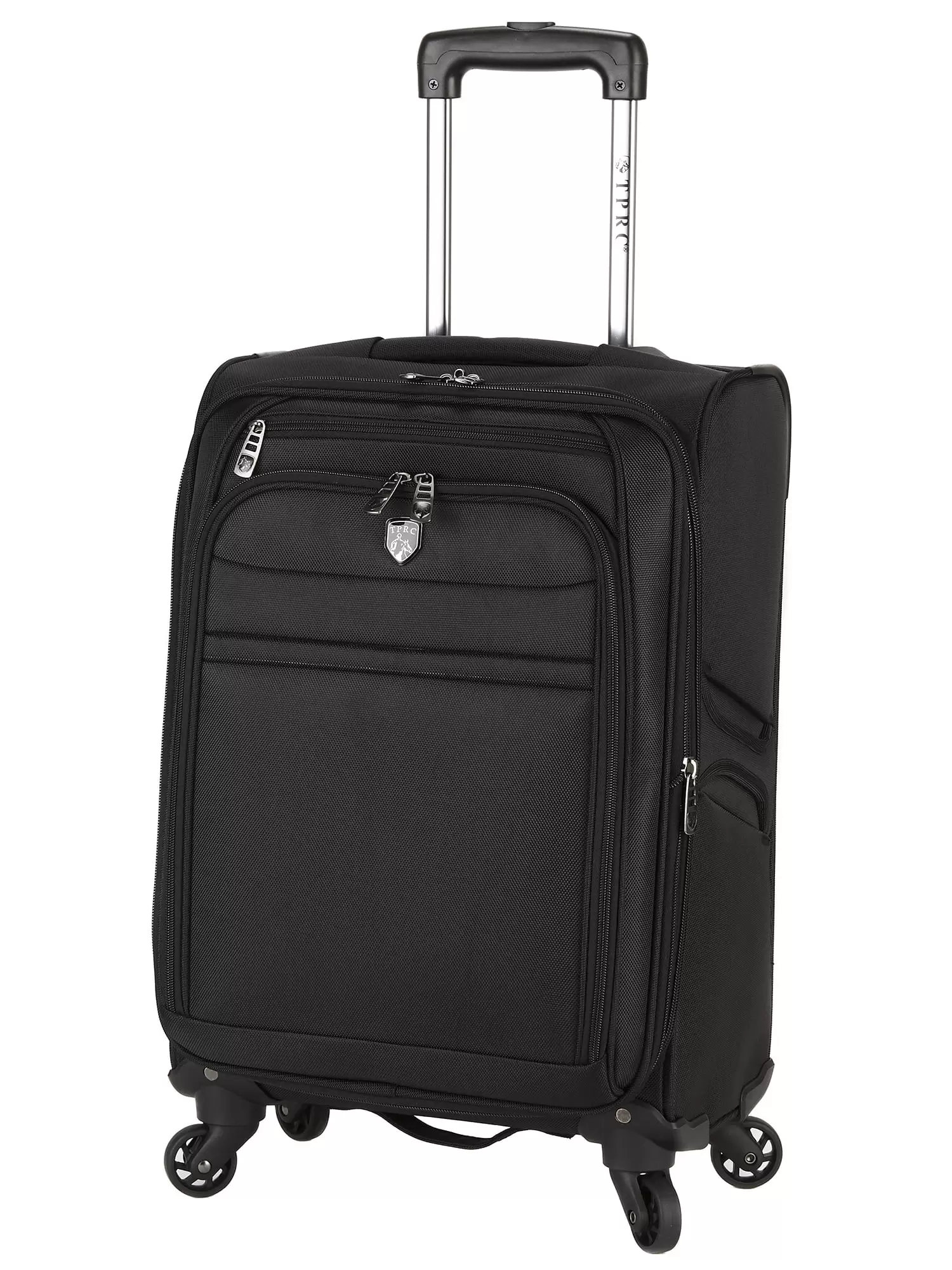 TPRC Lexington II 20 Rolling Expandable Carry-on 4-Wheel Spinner Luggage -Black