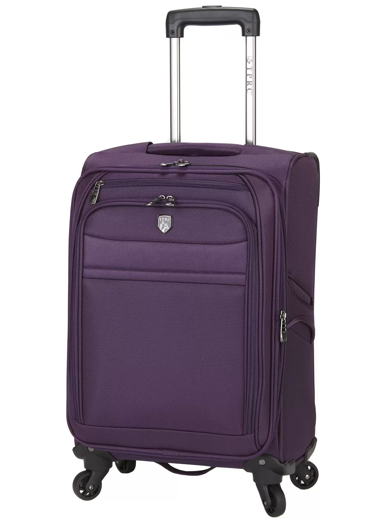 TPRC Lexington II 20 Rolling Expandable Carry-on 4-Wheel Spinner Luggage - Purple