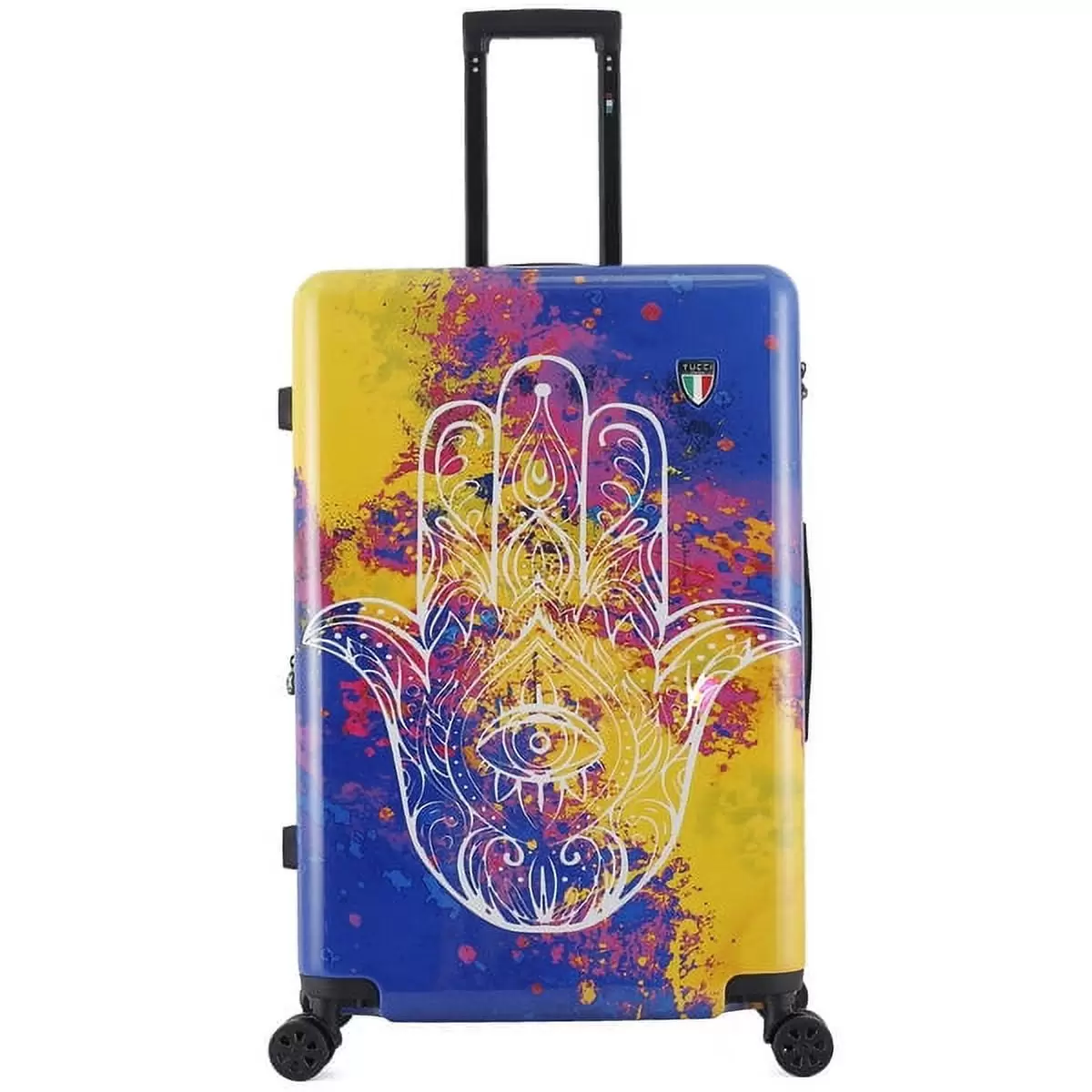 TUCCI Disegno - Emotion Art Exotic Hamsa 28-inch Large Hardside Luggage