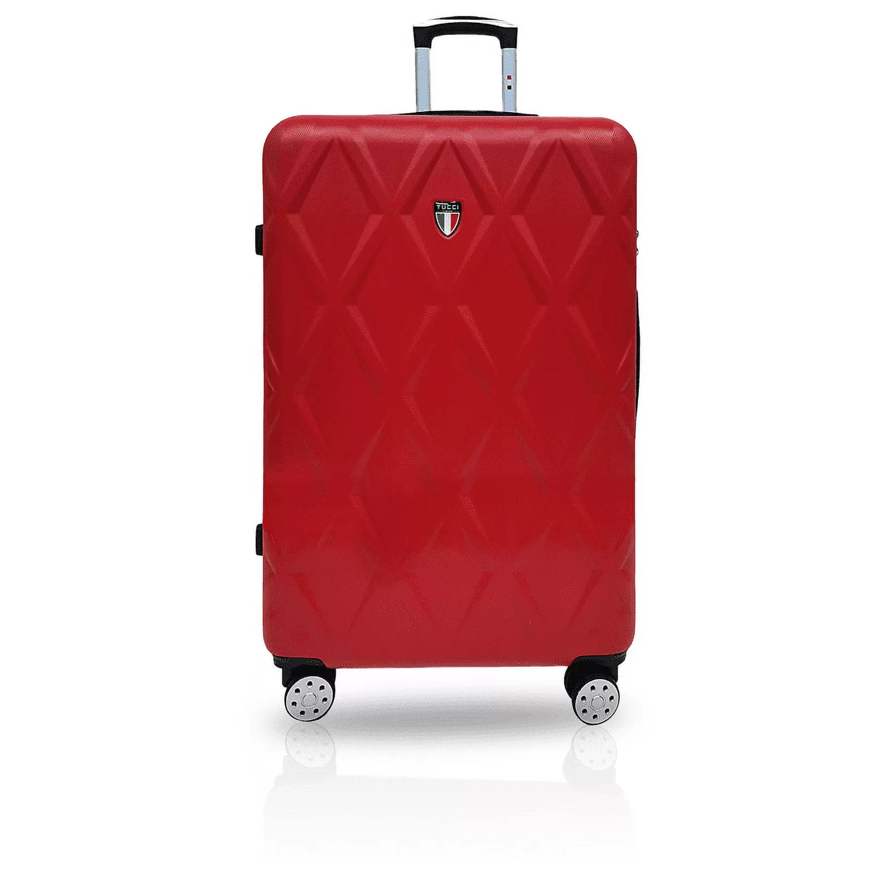 TUCCI Italy ALVEARE ABS 24 Medium Luggage Suitcase - Dark Red