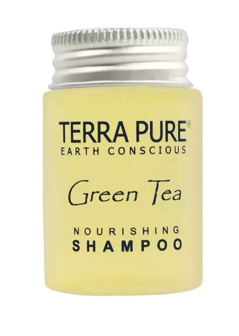 Terra Pure Shampoo. Travel Size Hotel Amenities. 1 oz. Case of 300