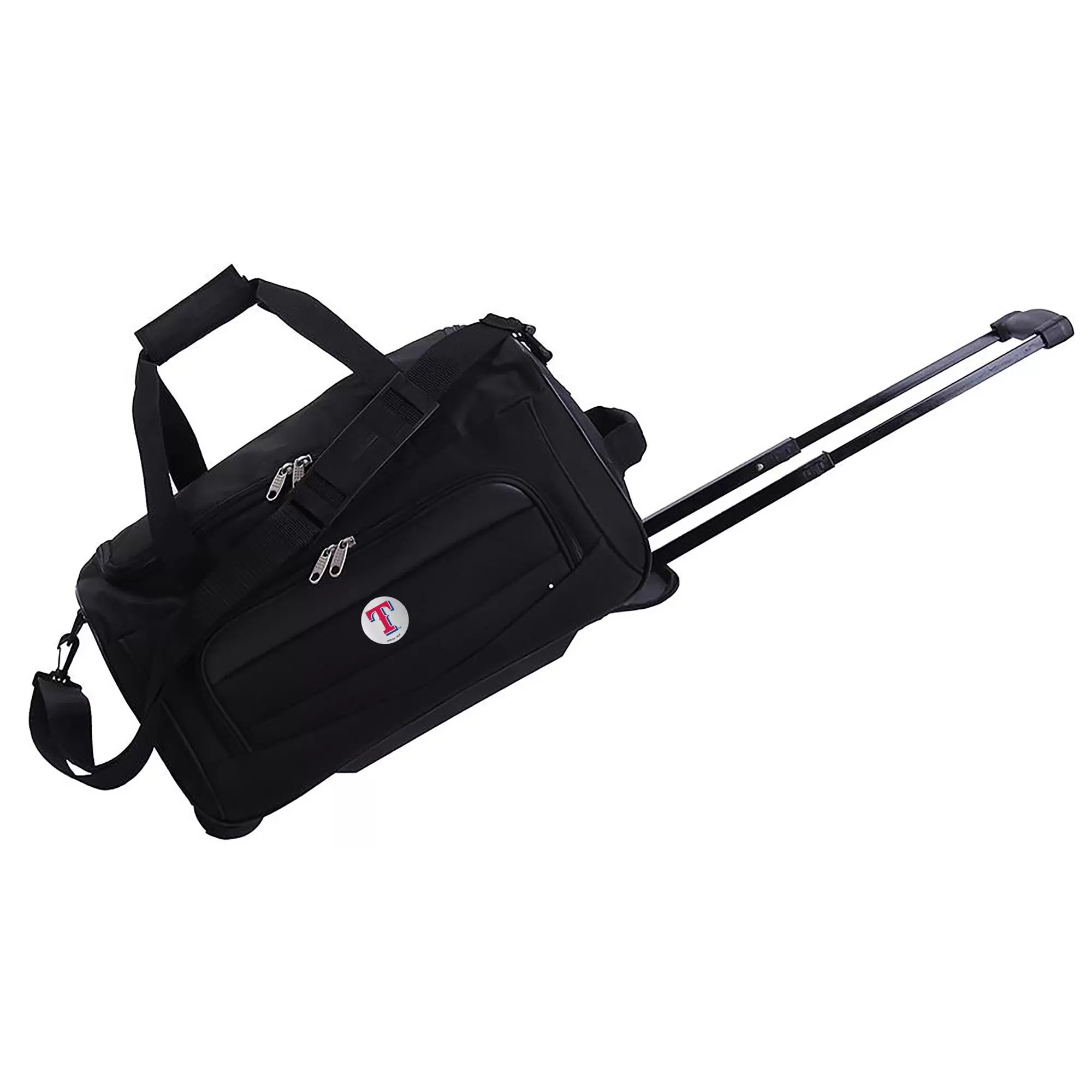 Texas Rangers Rolling Duffel Bag