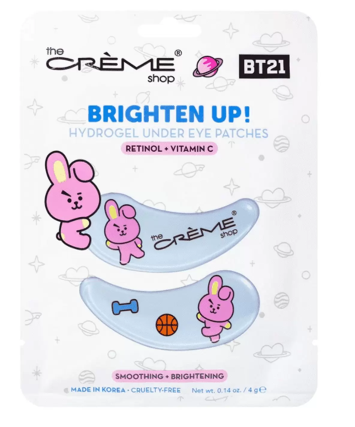 The Cr??me Shop | BT21:Brighten Up COOKY Hydrogel Under Eye Patches - 2PCS