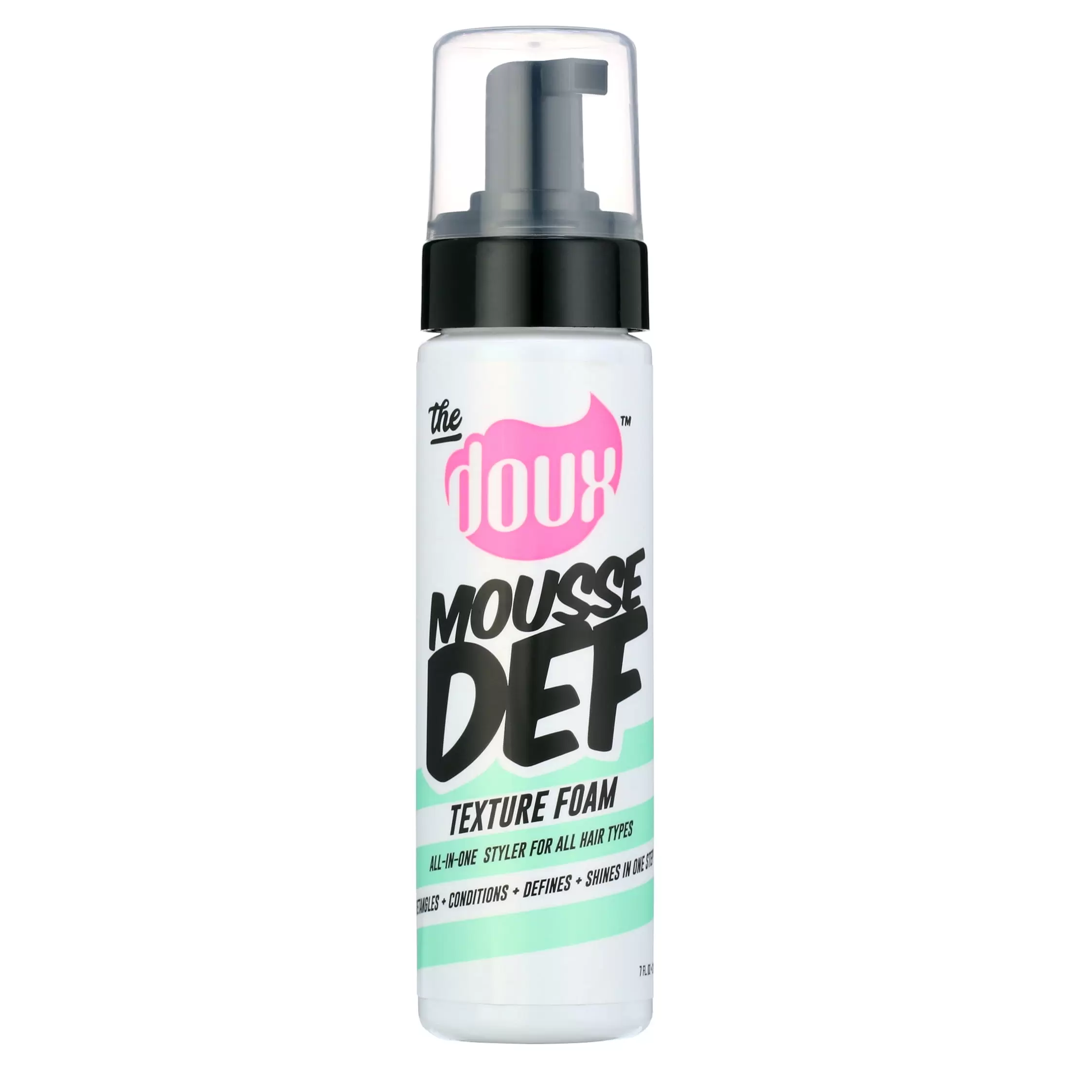 The Doux Mousse Def Texture Foam 7oz.. Curly Hair. Conditioning