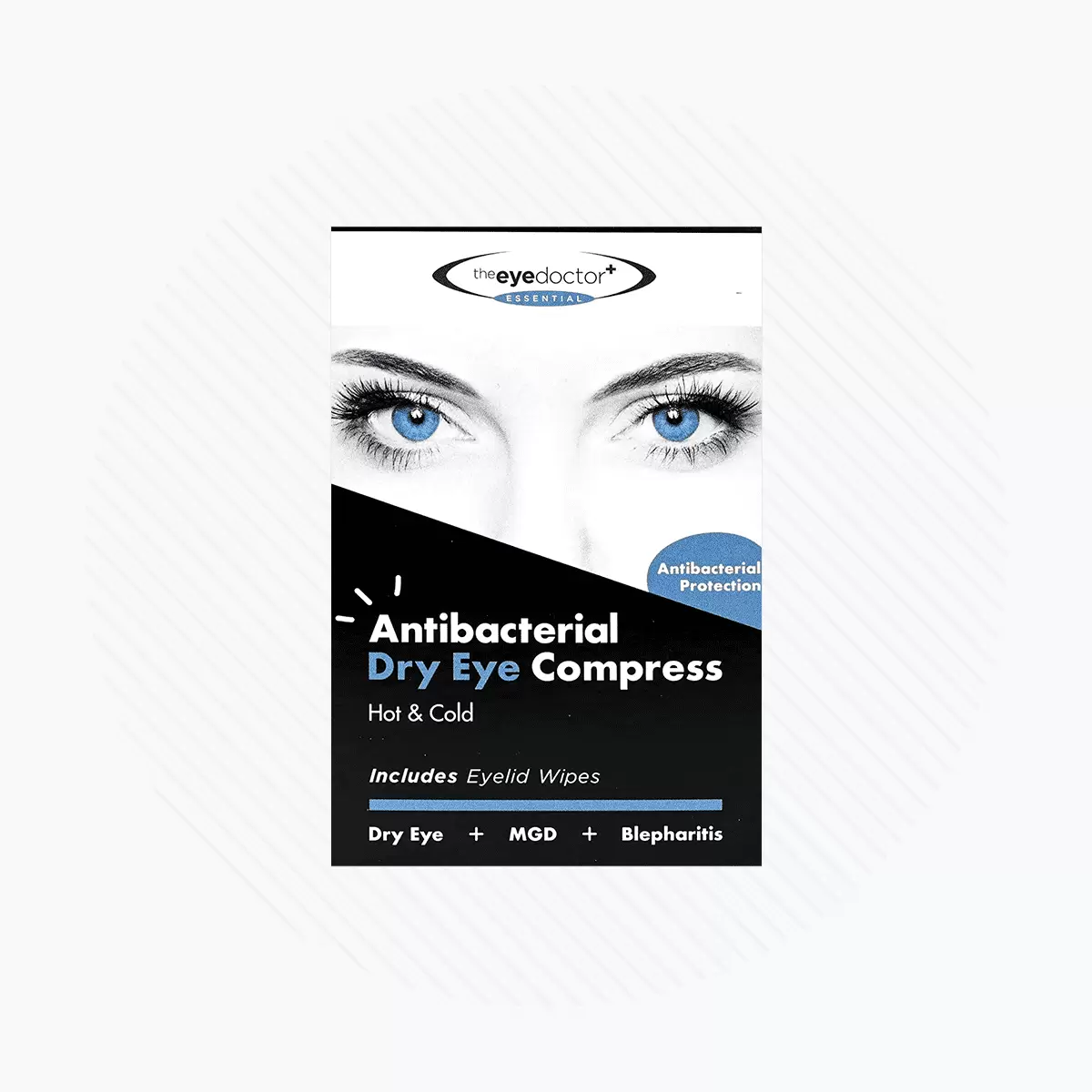 The Eye Doctor Essential ?C Antibacterial Hot Eye Compress for Dry Eye. Blepharitis and MGD - Microwavable ?C Hot and Cold Eye Compress