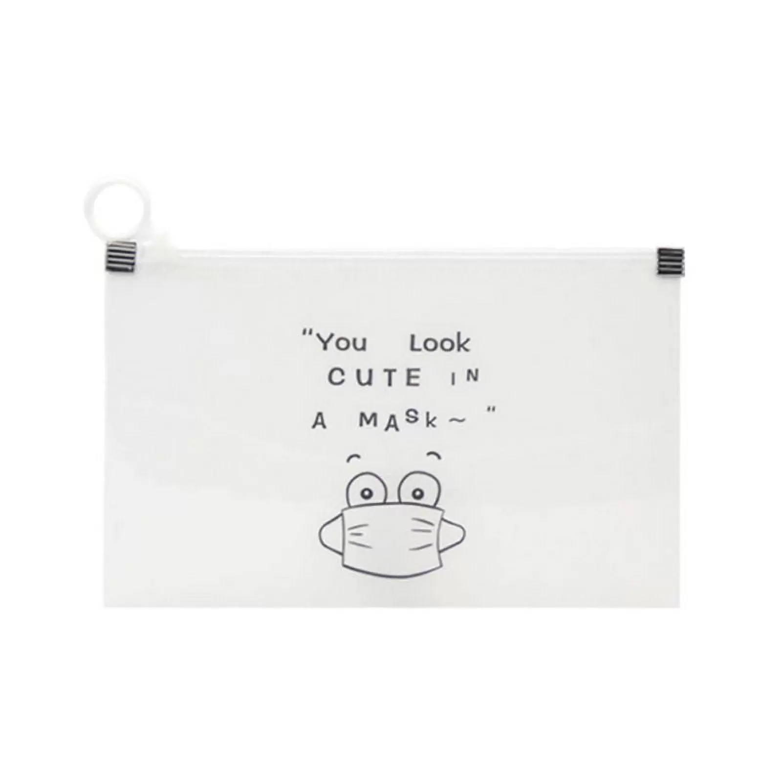 The cartoon portable mask storage bag is waterproof. moisture-proof and dust-proof.