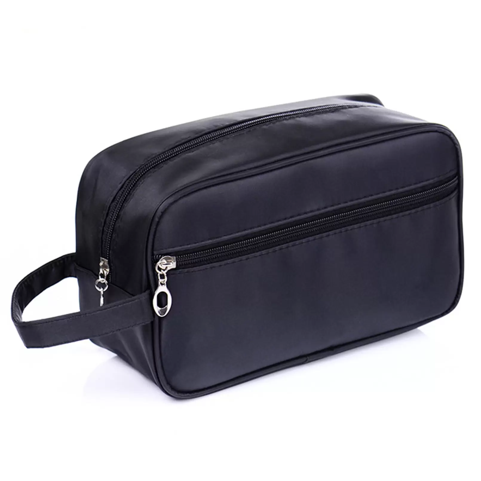 Toiletry Bag for Men. FITDON Portable Travel Wash Bag Waterproof Shaving Bag Gym Shower Bathroom Bag Dopp Kit. Black