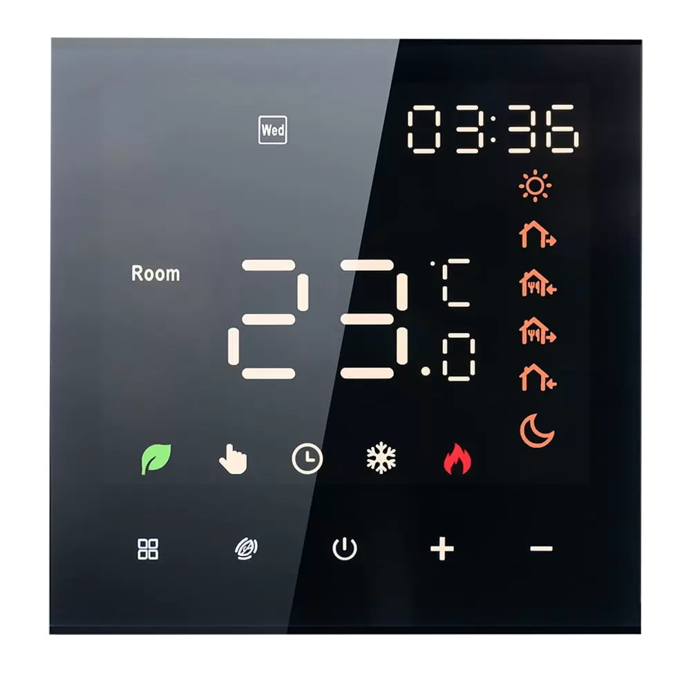 Tomshoo Programmable Wall Thermostat for Water Heating Accurate Temperature Control and Energy Savings