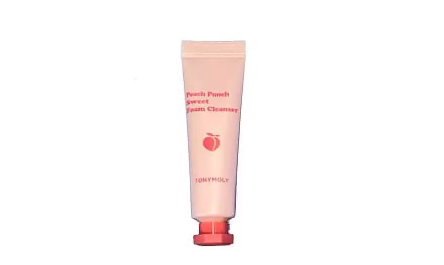 TonyMoly Peach Punch Sweet Foam Cleanser 10 ml 0.33 Oz Travel Size Face