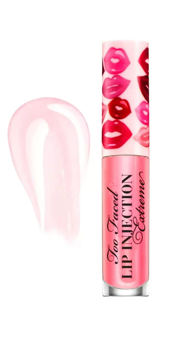 Too Faced Lip Injection Extreme BubbleGum Yum DELUXE Travel size .10oz