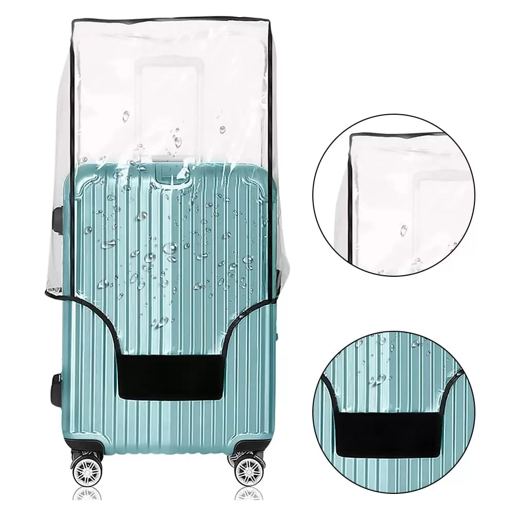 Travel Luggage Protector Case Clear PVC Suitcase Cover Protectors 26 Inch Luggage Cover for Wheeled Suitcase 26 inch