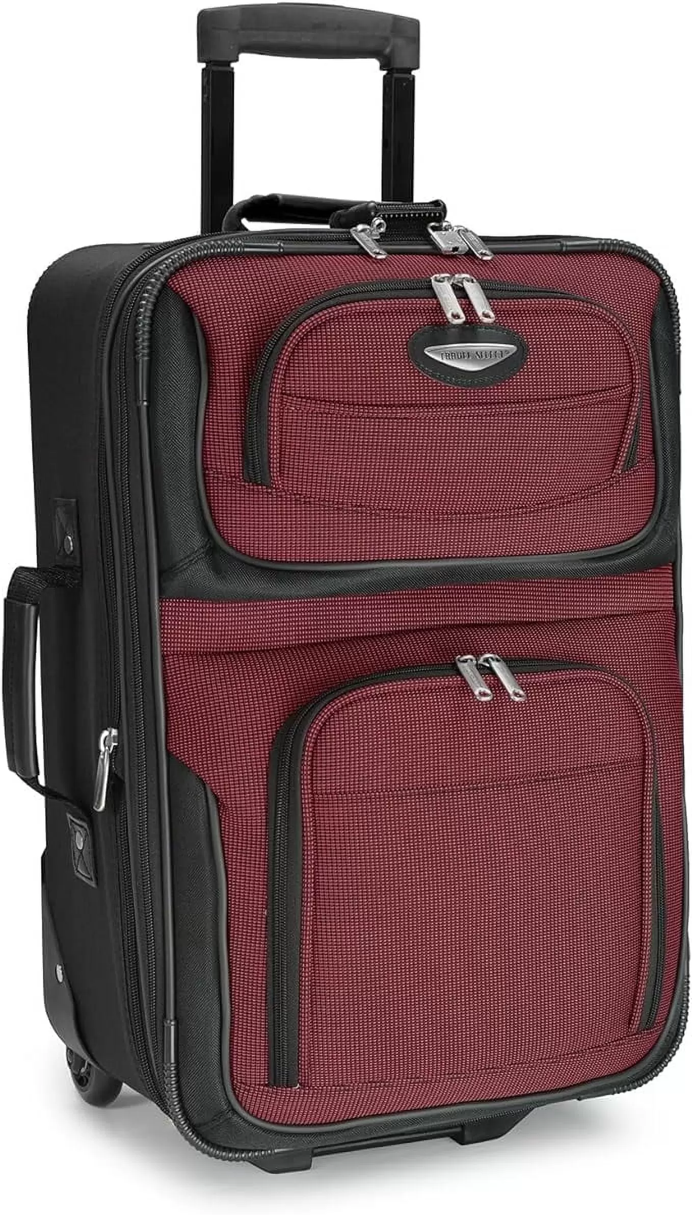 Travel Select Amsterdam Softside Expandable Rolling Luggage. TSA-Approved. Lightweight. Burgundy. Carry-on 21-Inch