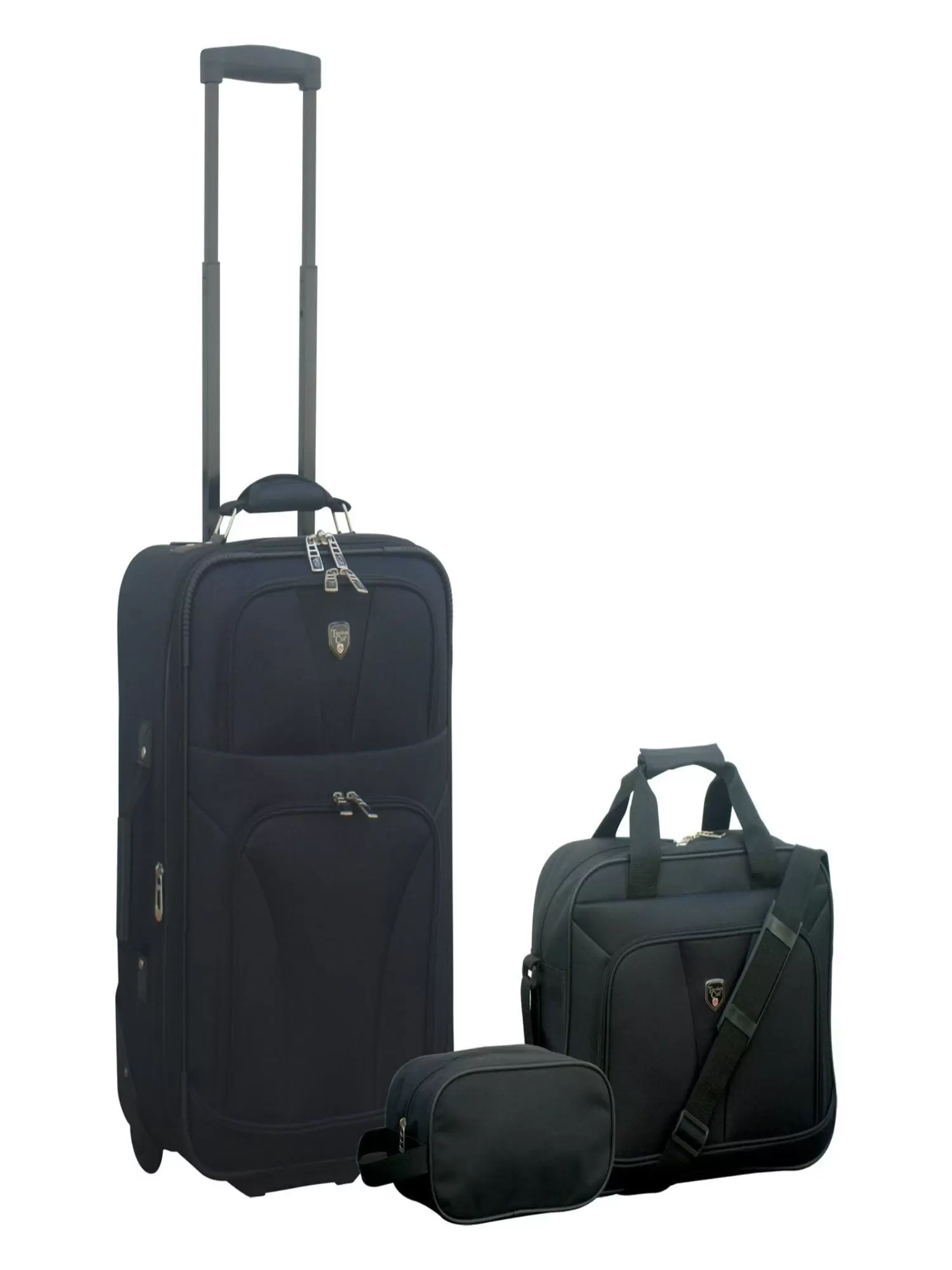 Traveler's Club 3-Piece Expandable Rolling Carry-On Value Set