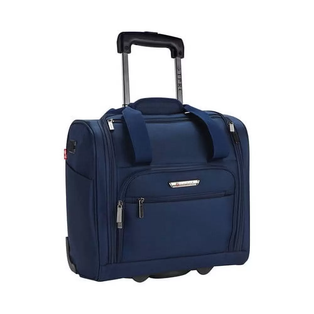 Travelers Club TPRC 15 rolling underseater carry-on luggage w/ USB port