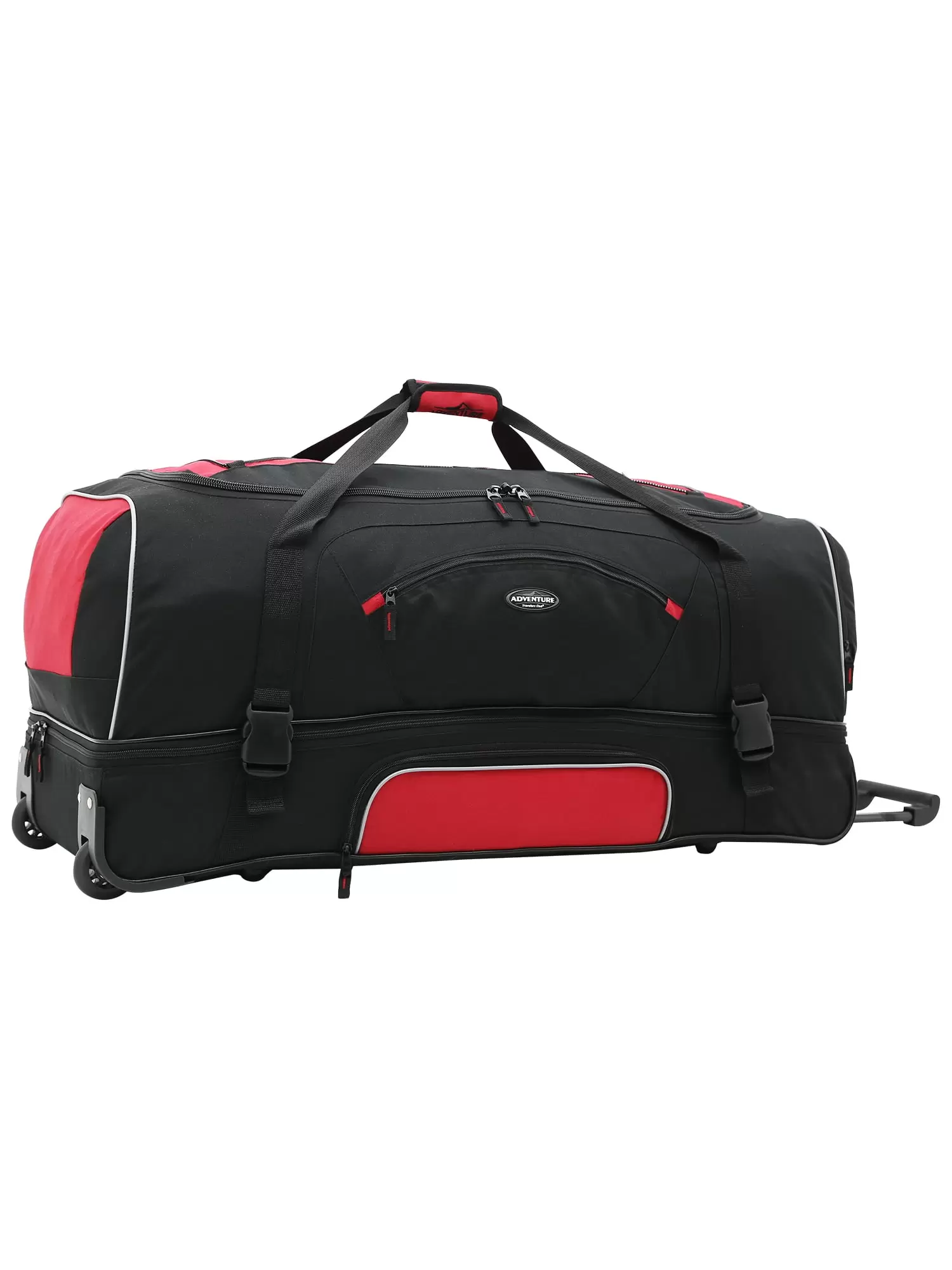 Travelers Club Traveler's Club Adventurer Duffel Collection 36-inch 2-section Drop Bottom Rolling Duffel