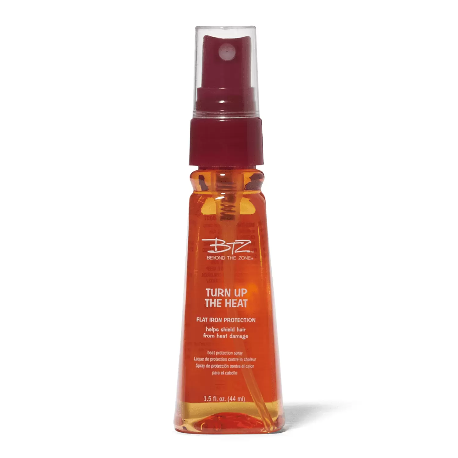 Turn Up The Heat Protection Mini Spray. Sulfate. Paraben and Gluten Free. Humidity resistant. 1.5 oz