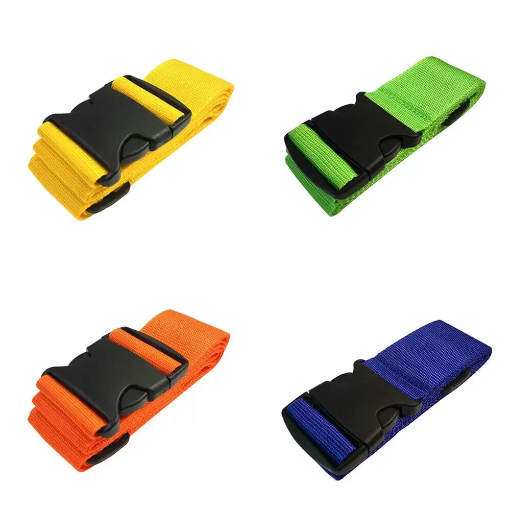 US 3-6 Pack Travel Luggage Suitcase Strap Belt Baggage Backpack Bag Package TSA