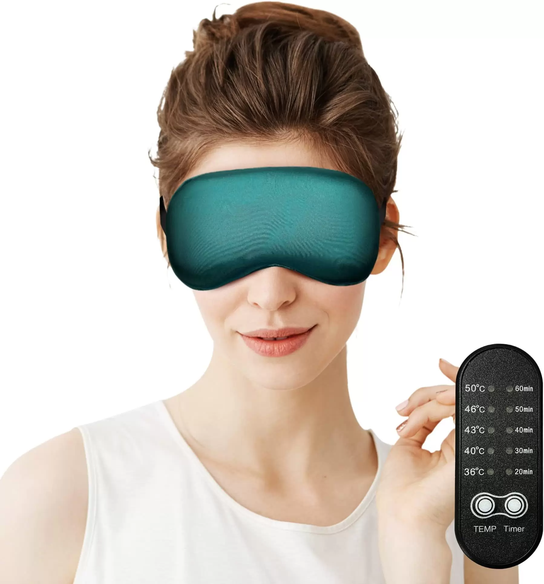 USB Heated Eye Mask for Dry Eyes. 5 Classes of Heated Temperature and Time Warm Eye Mask