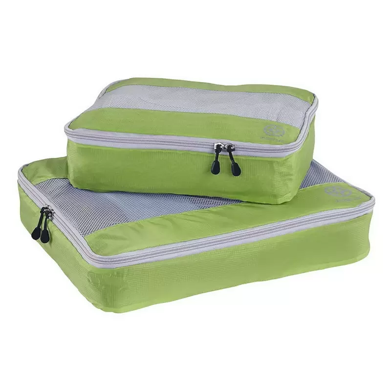 Ultra-Lite Packing Cube 2 Piece Set. Green