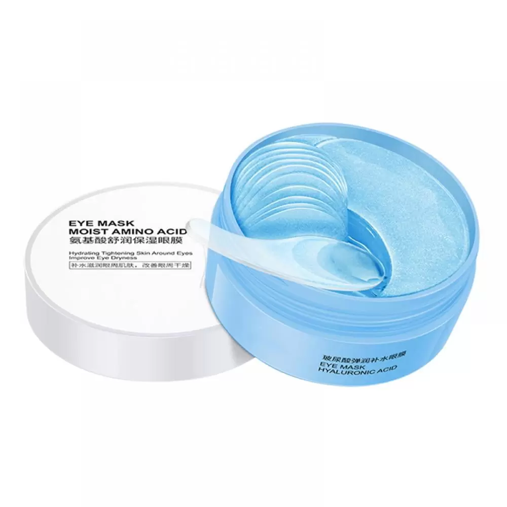 Under Eye Patches.30 pairs Hyaluronic Acid Anti-Aging Under Eye Mask. RABIOTA Collagen Under Eye Gel Pads for Dark Circles. Wrinkles. Fine Line. Puffiness (Blue)