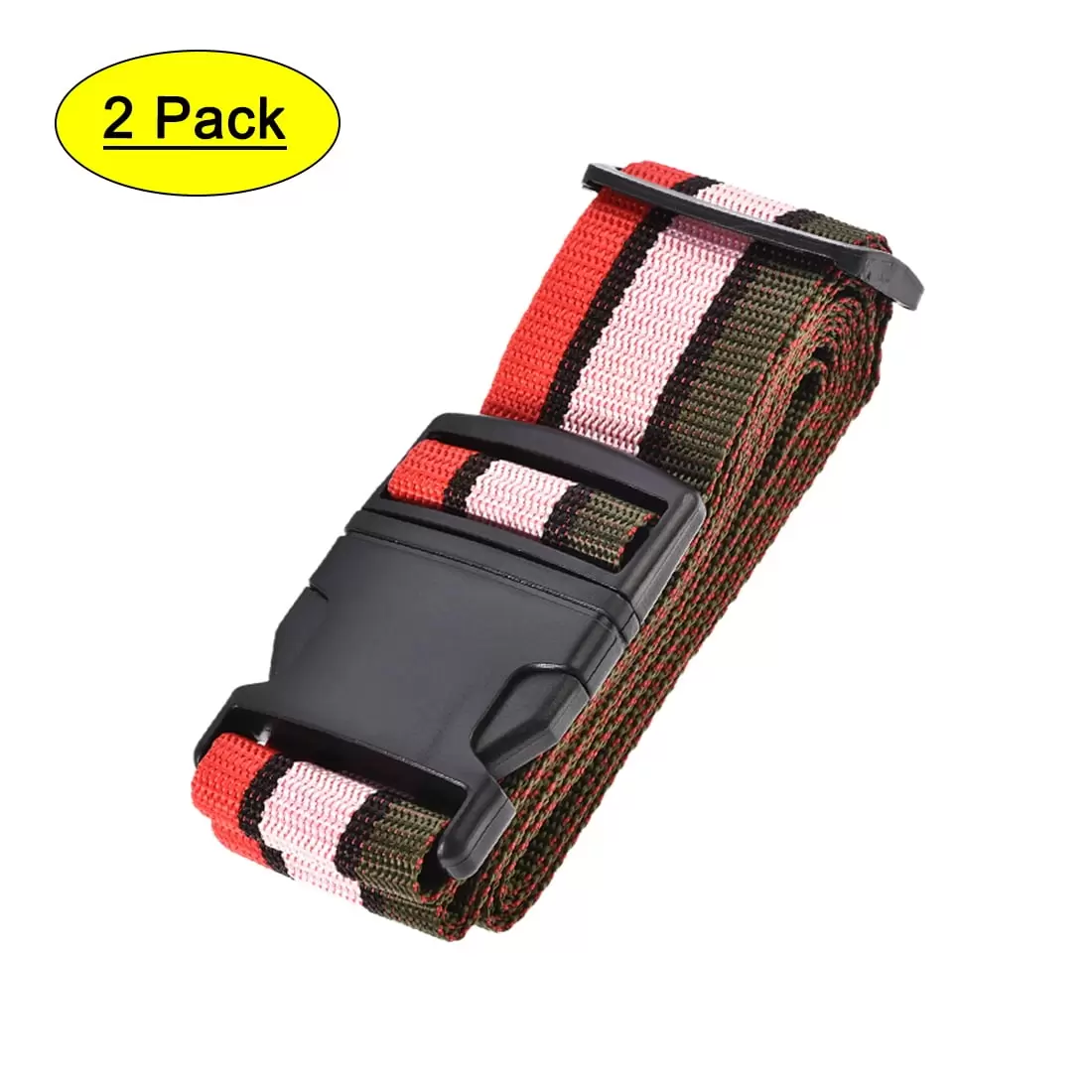 Unique Bargains Luggage Straps Suitcase Belts. Adjustable PP Travel Bag Packing Accessories. 79 Length x 2 Width 2Pcs