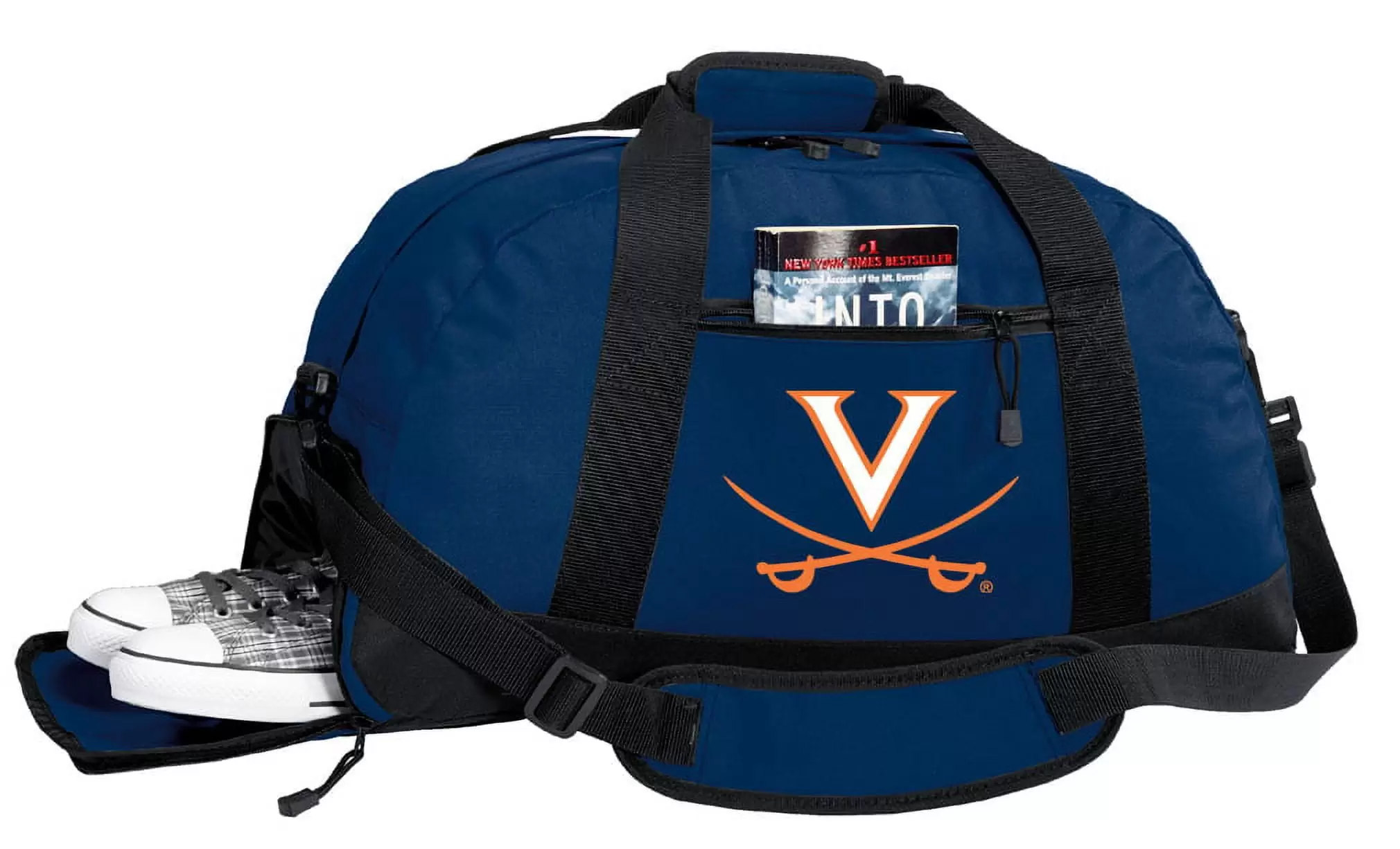 University of Virginia Duffel or UVA Gym Bag WITH SHOE POCKET