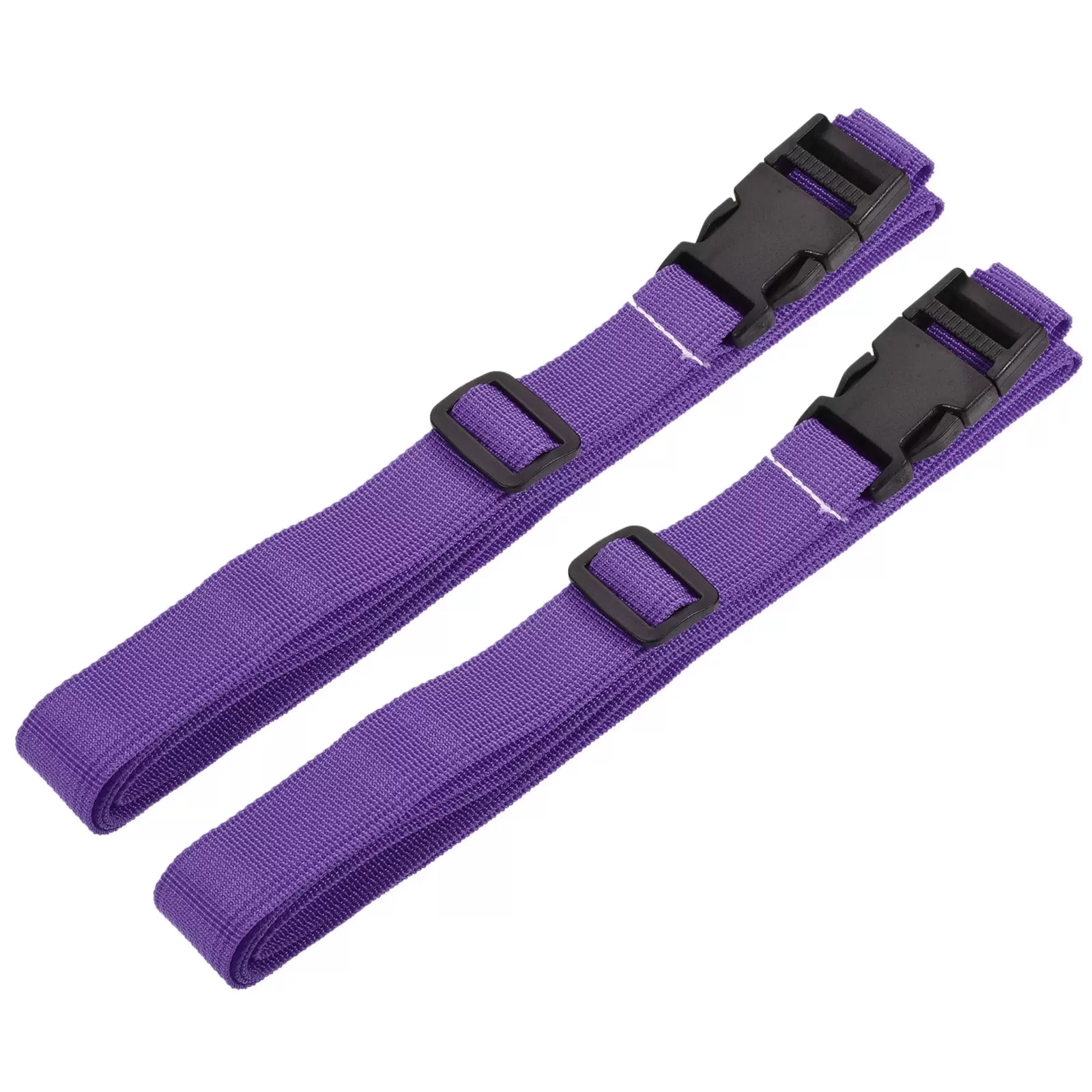 Uxcell 2m Adjustable with Quick Release Buckle Luggage Straps. Purple 2 Pack