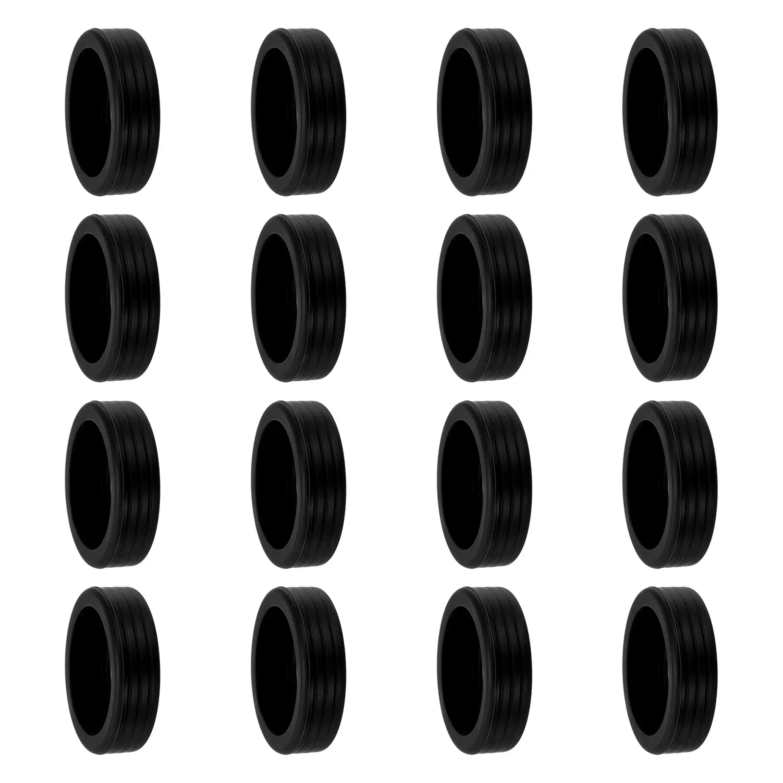 Uxcell Luggage Suitcase Wheels Cover. 16 Pack Carry on Luggage Wheels Cover. Black