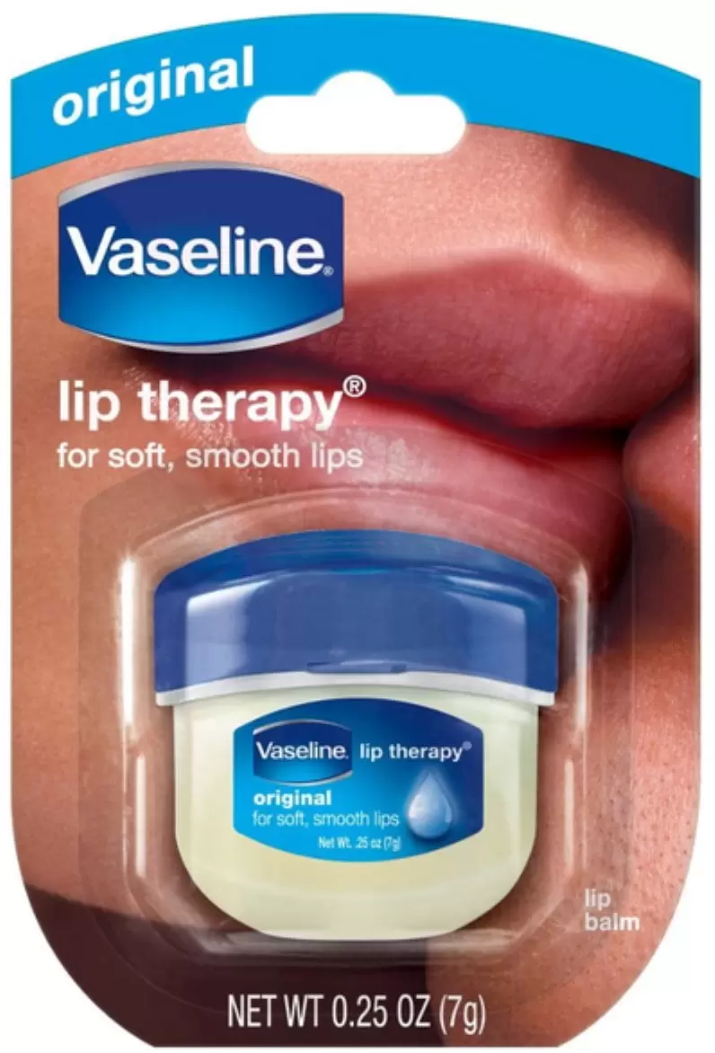 Vaseline Lip Therapy Original Mini. 0.25 oz (Pack of 2)