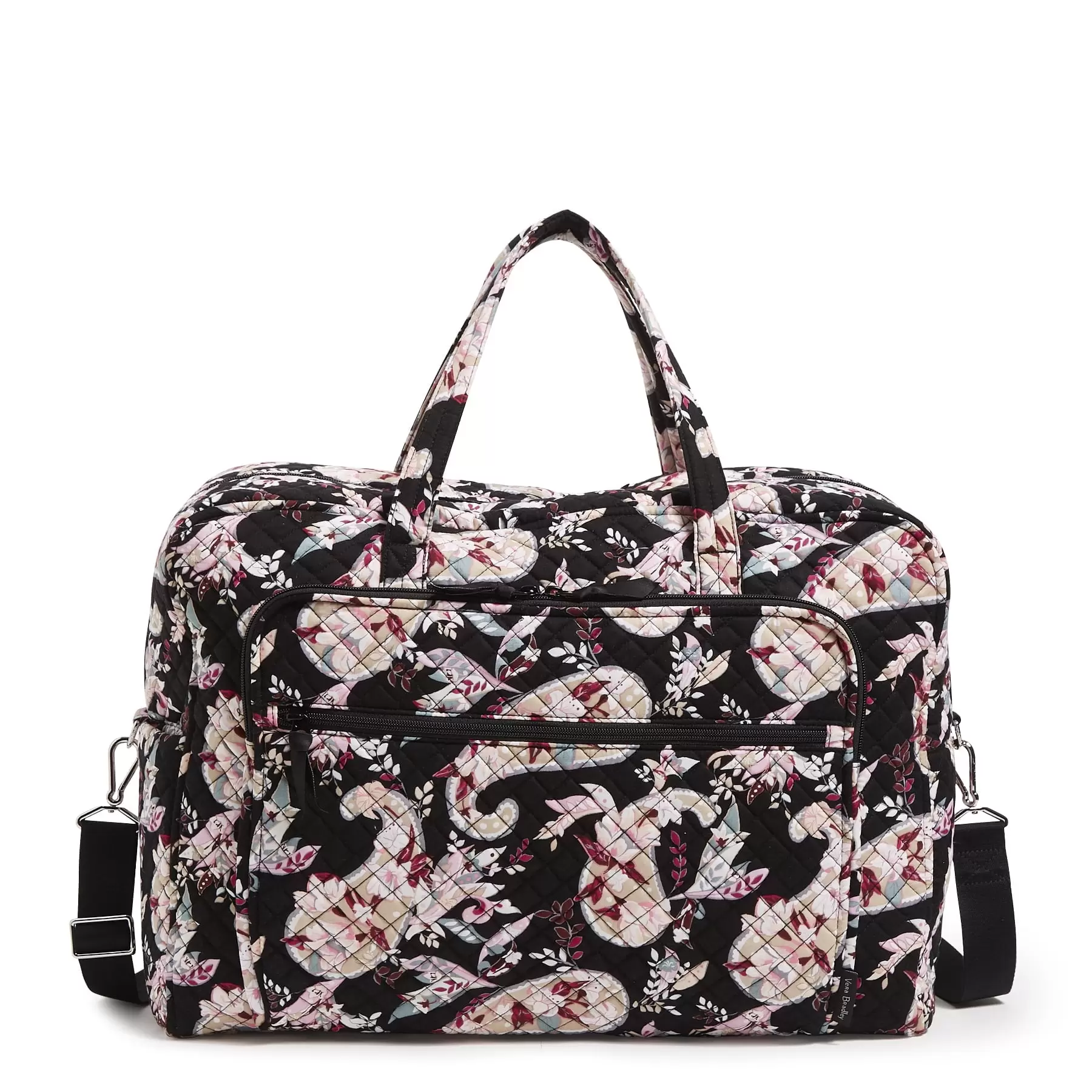 Vera Bradley Women's Cotton Grand Weekender Travel Bag Botanical Paisley