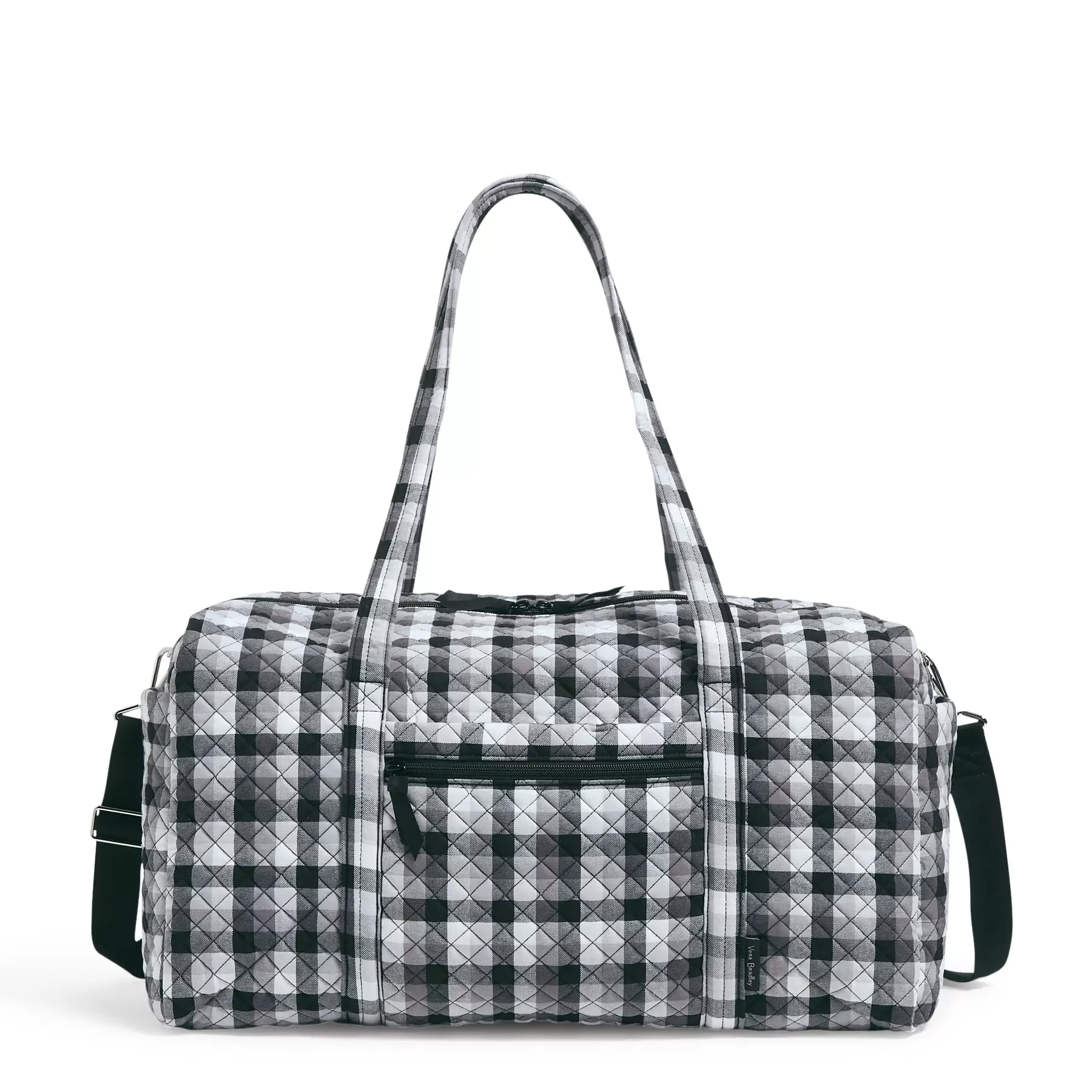 Vera Bradley Women's Cotton Large Travel Duffel Bag Kingbird Plaid