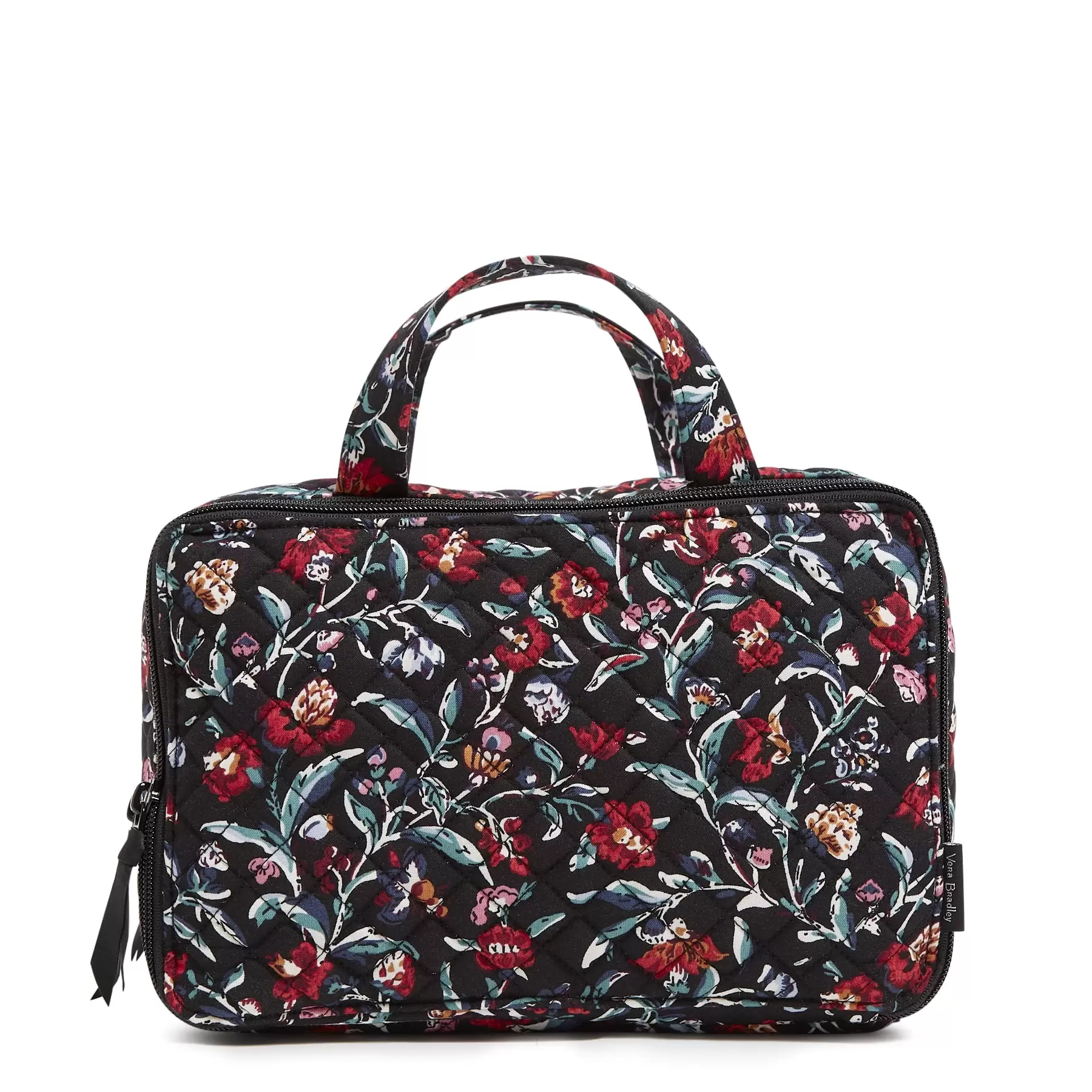 Vera Bradley Women's Cotton Ultimate Travel Case Perennials Noir