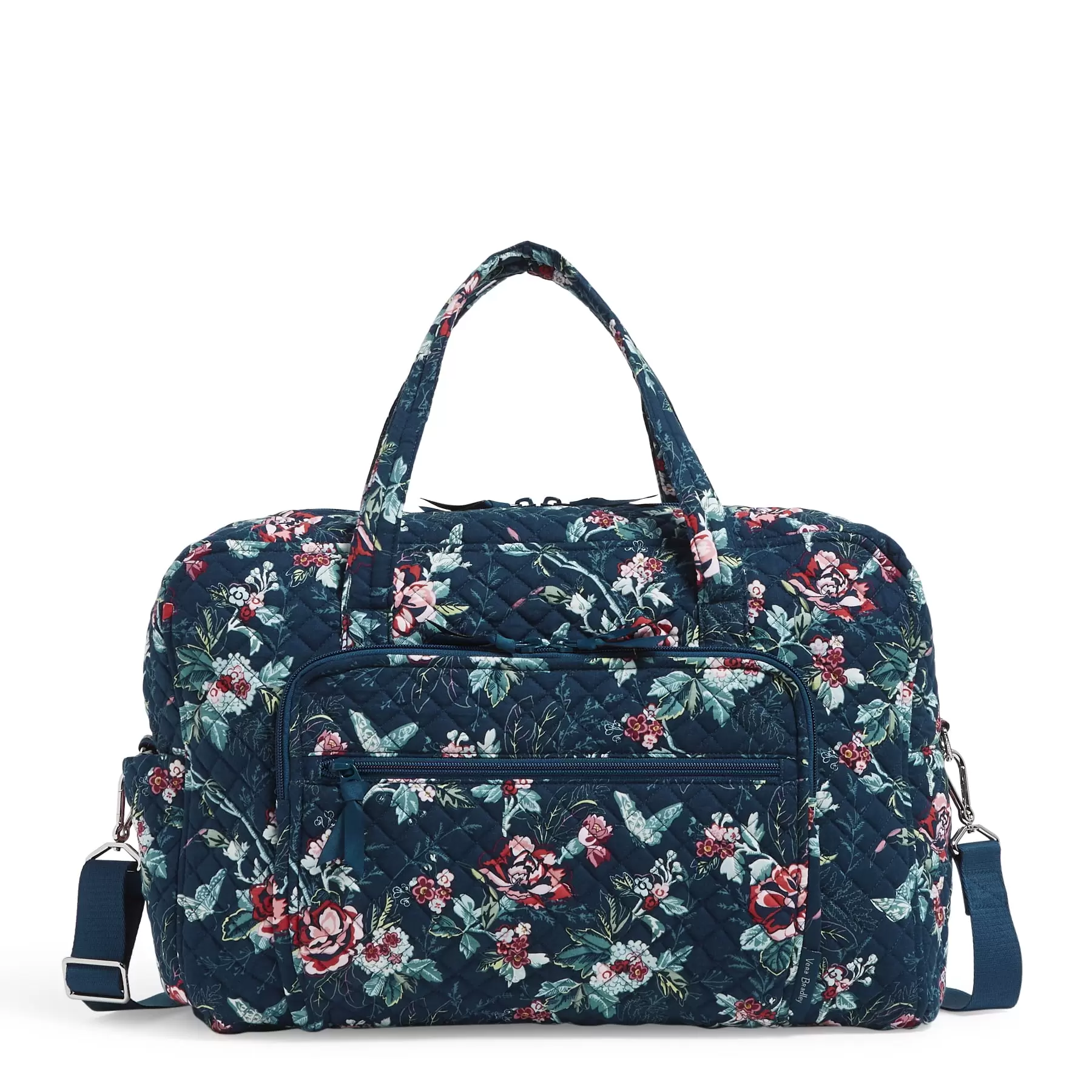 Vera Bradley Women's Cotton Weekender Travel Bag Rose Toile