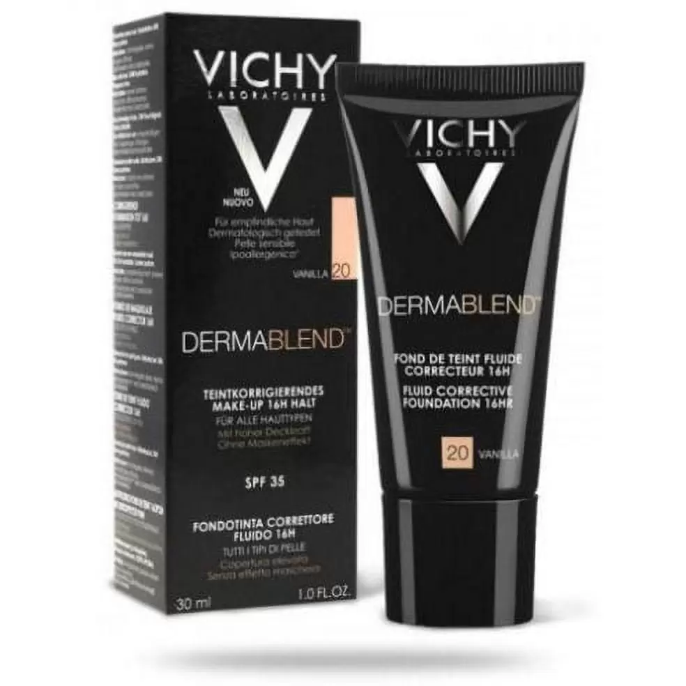 Vichy Dermablend Fluid Corrective Foundation 16h 20 Sand 30ml (1.01fl oz)