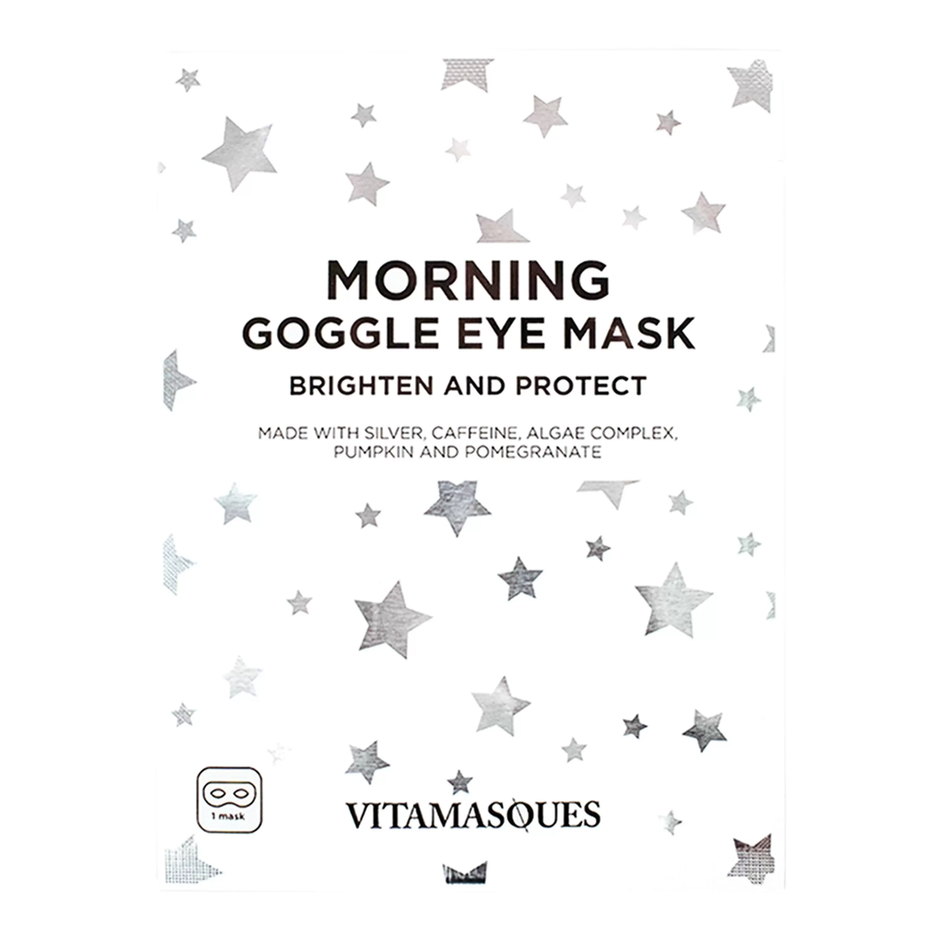 Vitamasques Morning Goggle Eye Mask. Brigthen and Protect. One Pair