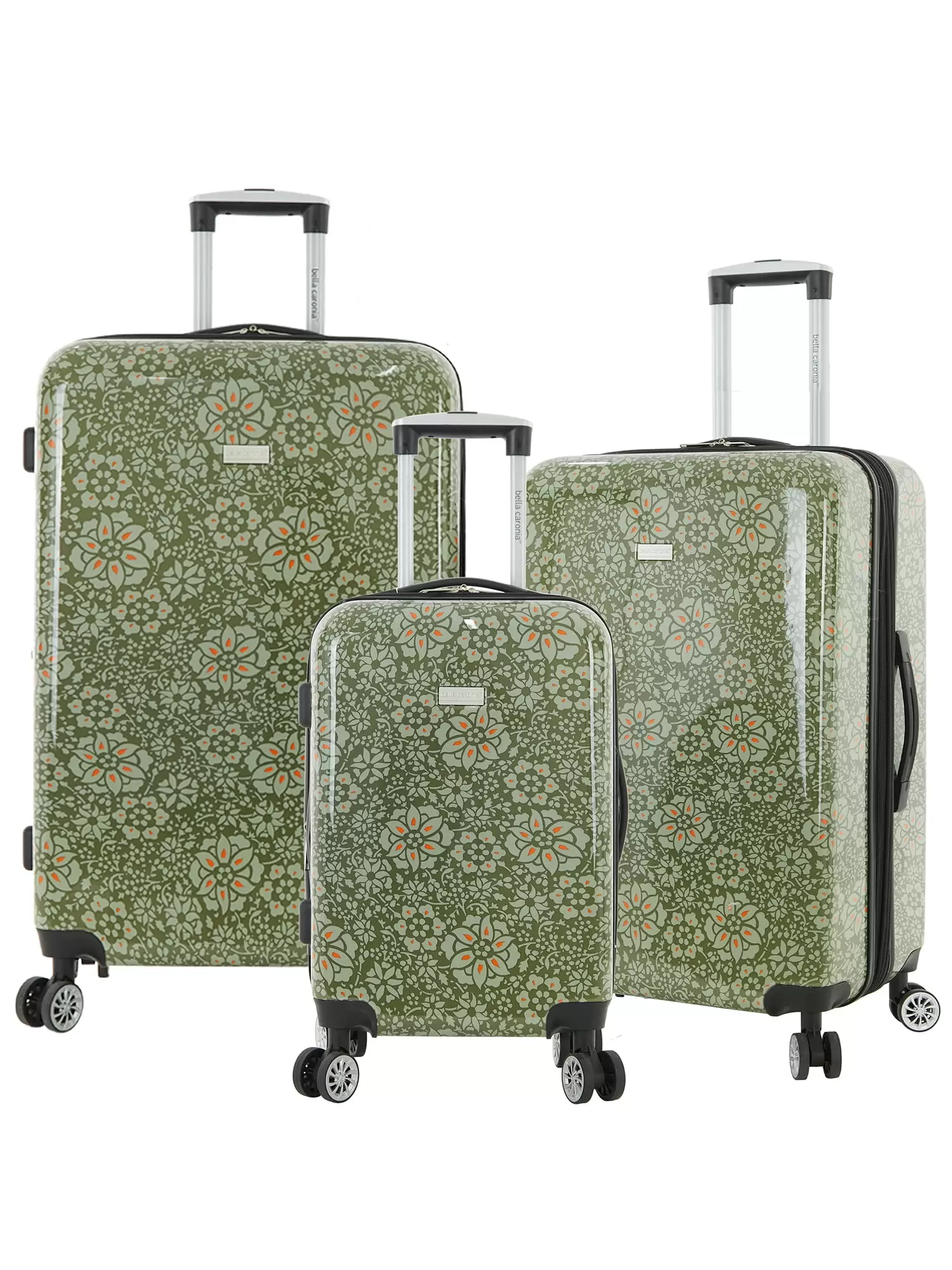 Vonguish Collection 3pc Hard-Side Expandable 4 Wheel Luggage Set