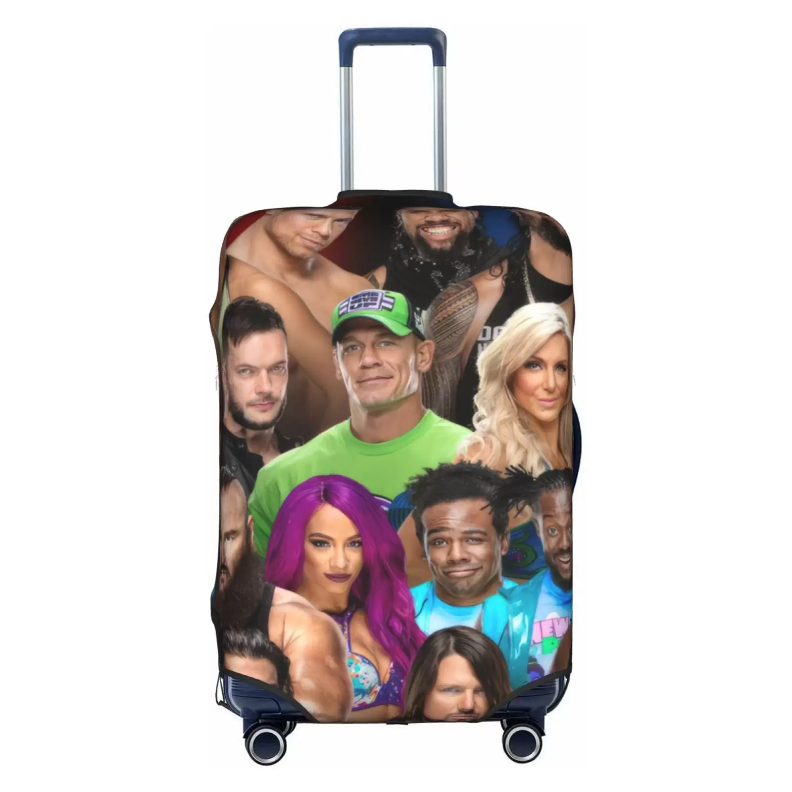 WWE Suitcase Cover Luggage Covers Protector Carry On Cover Luggage Wraps For Suitcase Carry On Protector. Cartoon Luggage Sleeve Travel Suit Case Dust Cover For Suitcase 18-32 Inch