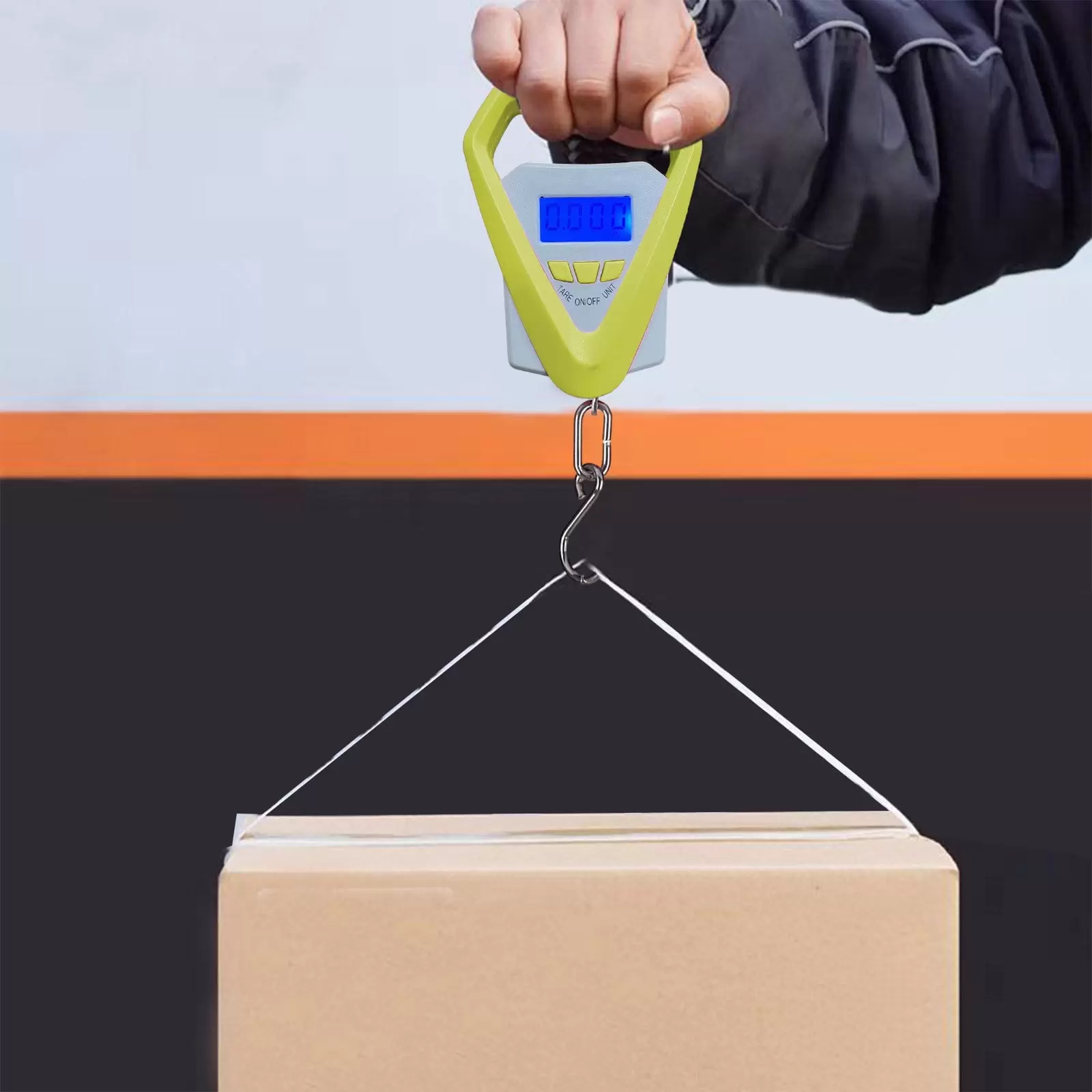 WZHXIN Portable Electronic Scales. Hand Luggage Scales. Hook Mini Scales for Weight Measurement of Luggage. Etc.. in The Range of 50 Grams to 20 Kilograms Household Essential on Clearance